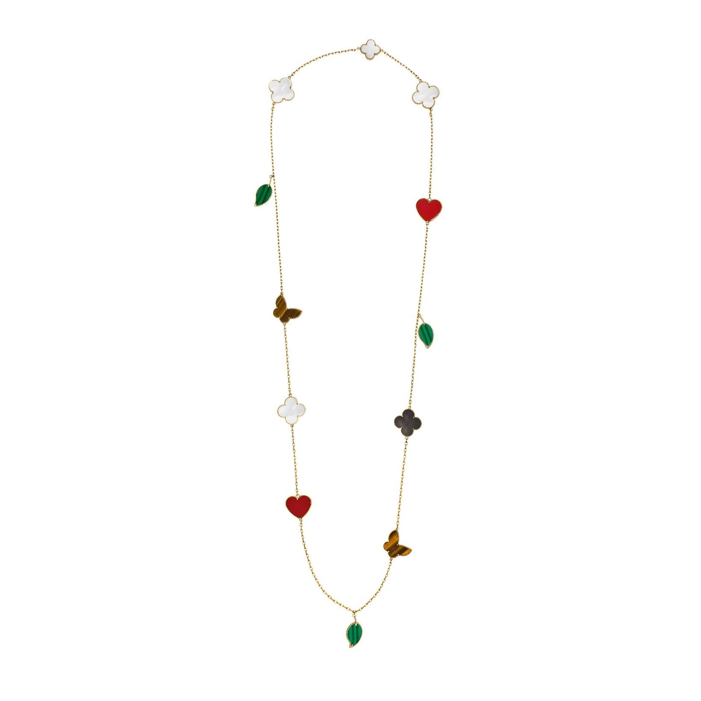 Van Cleef & Arpels Lucky Alhambra long necklace, 12 motifs