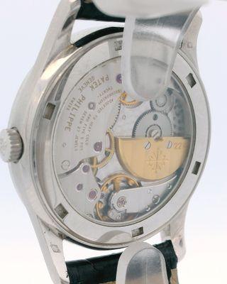 Patek Philippe Calatrava Certified Platinum Gray Dial Automatic Mens Watch 5026P