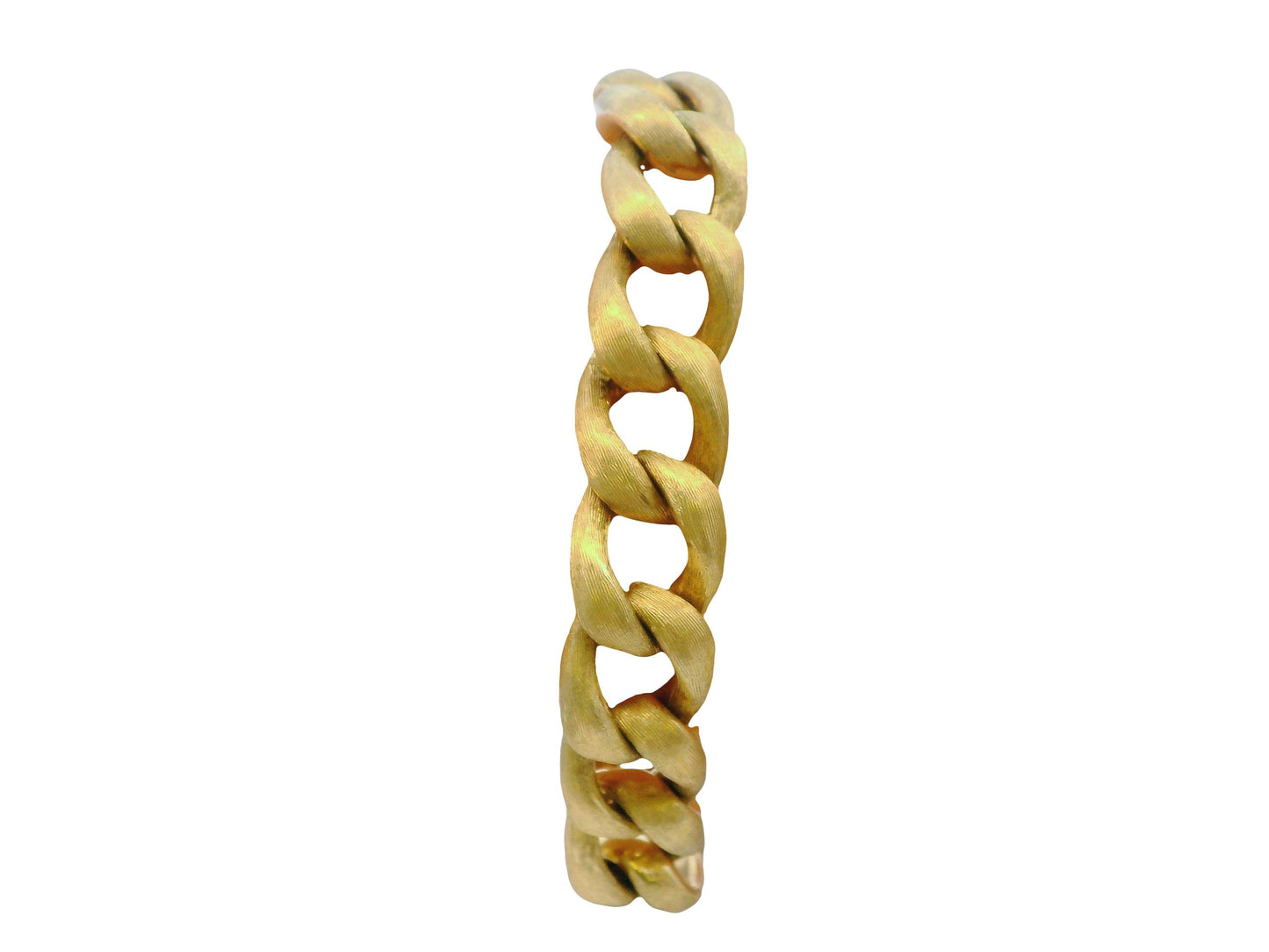 Elegance Interlocking 14K Yellow Gold Jewelry Set: Necklace & Bracelet