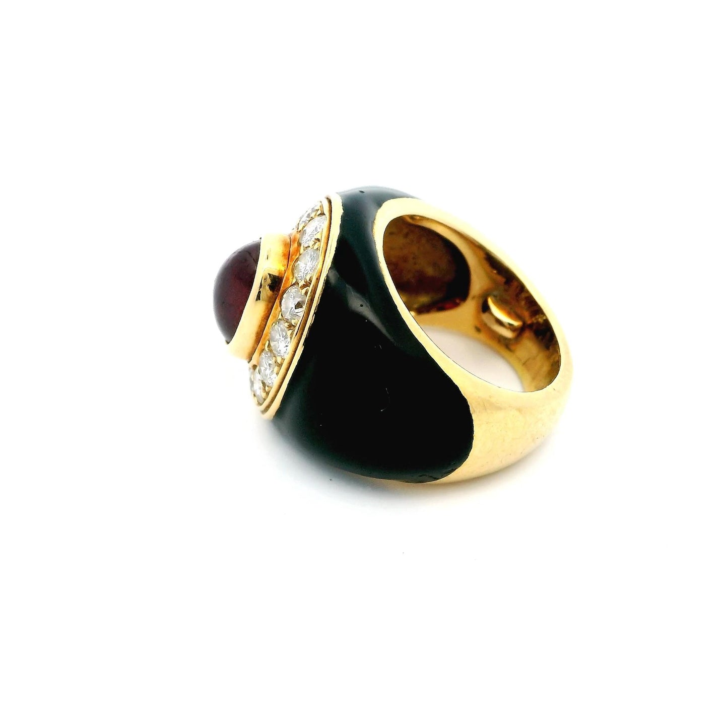 18k Ruby & Diamond Ring