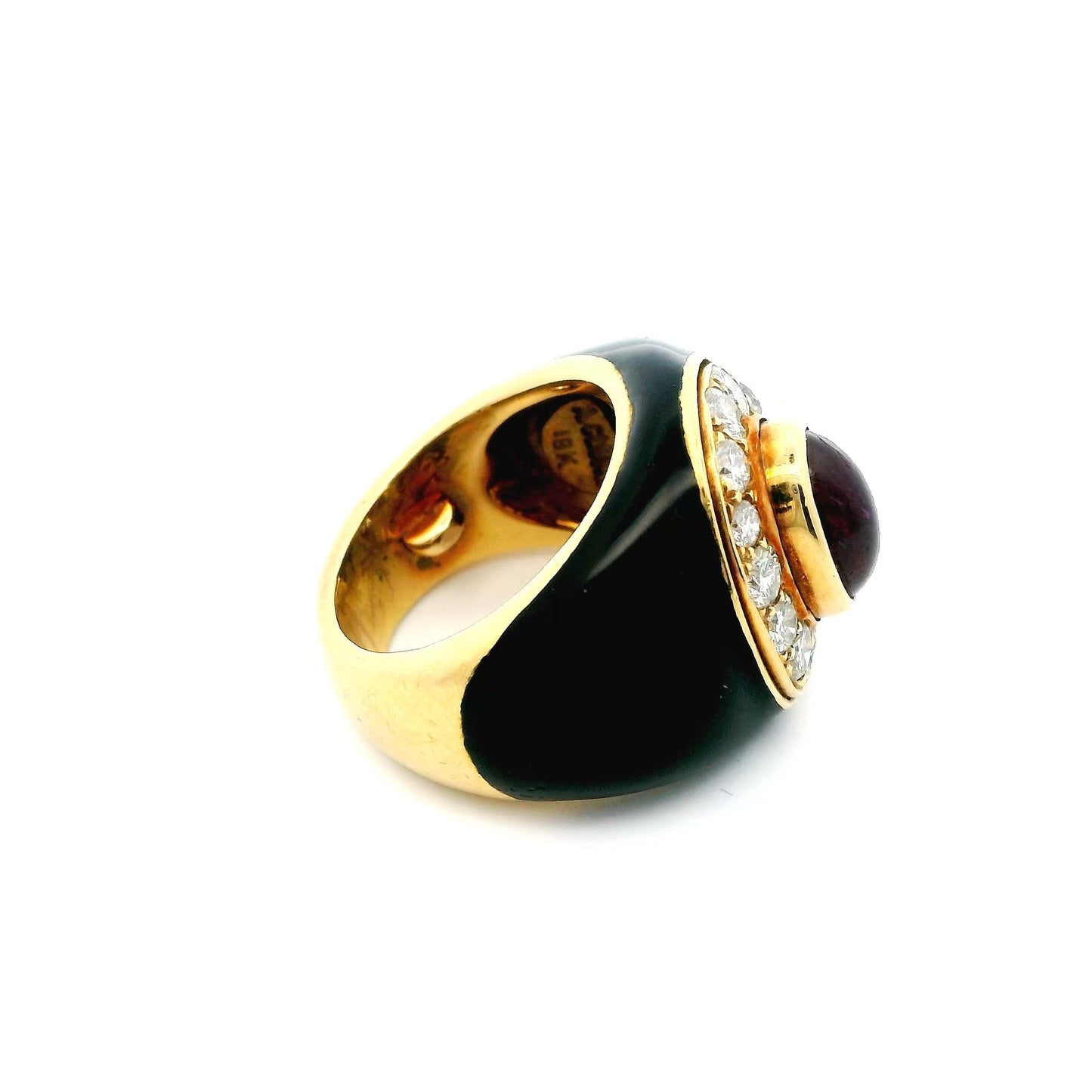 18k Ruby & Diamond Ring