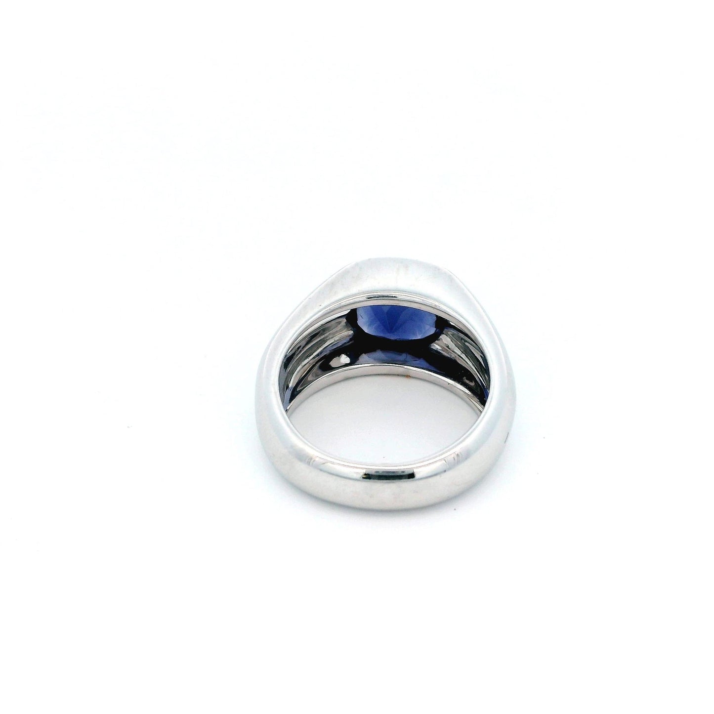 Vintage Tiffany & Co. Iolite 18K White Gold Solitaire Ring