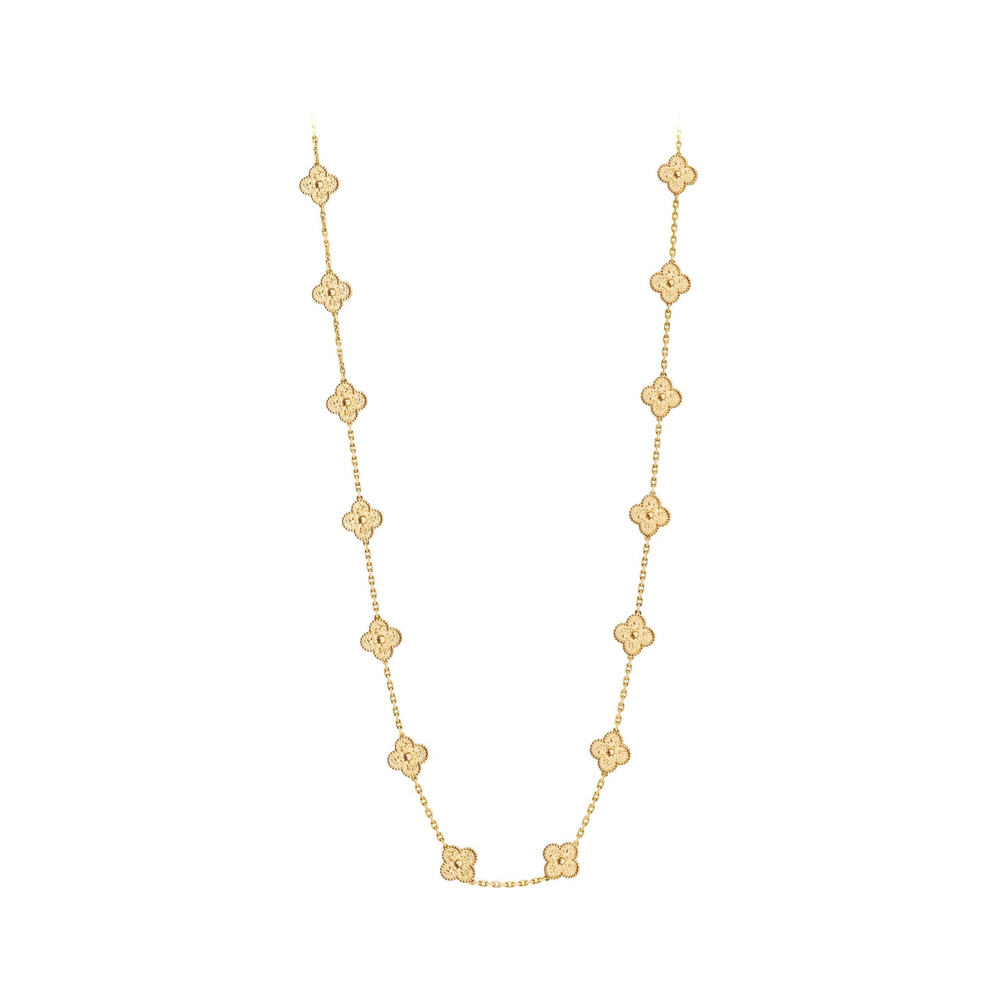 Van Cleef & Arpels Vintage Alhambra long necklace, 20 motifs
