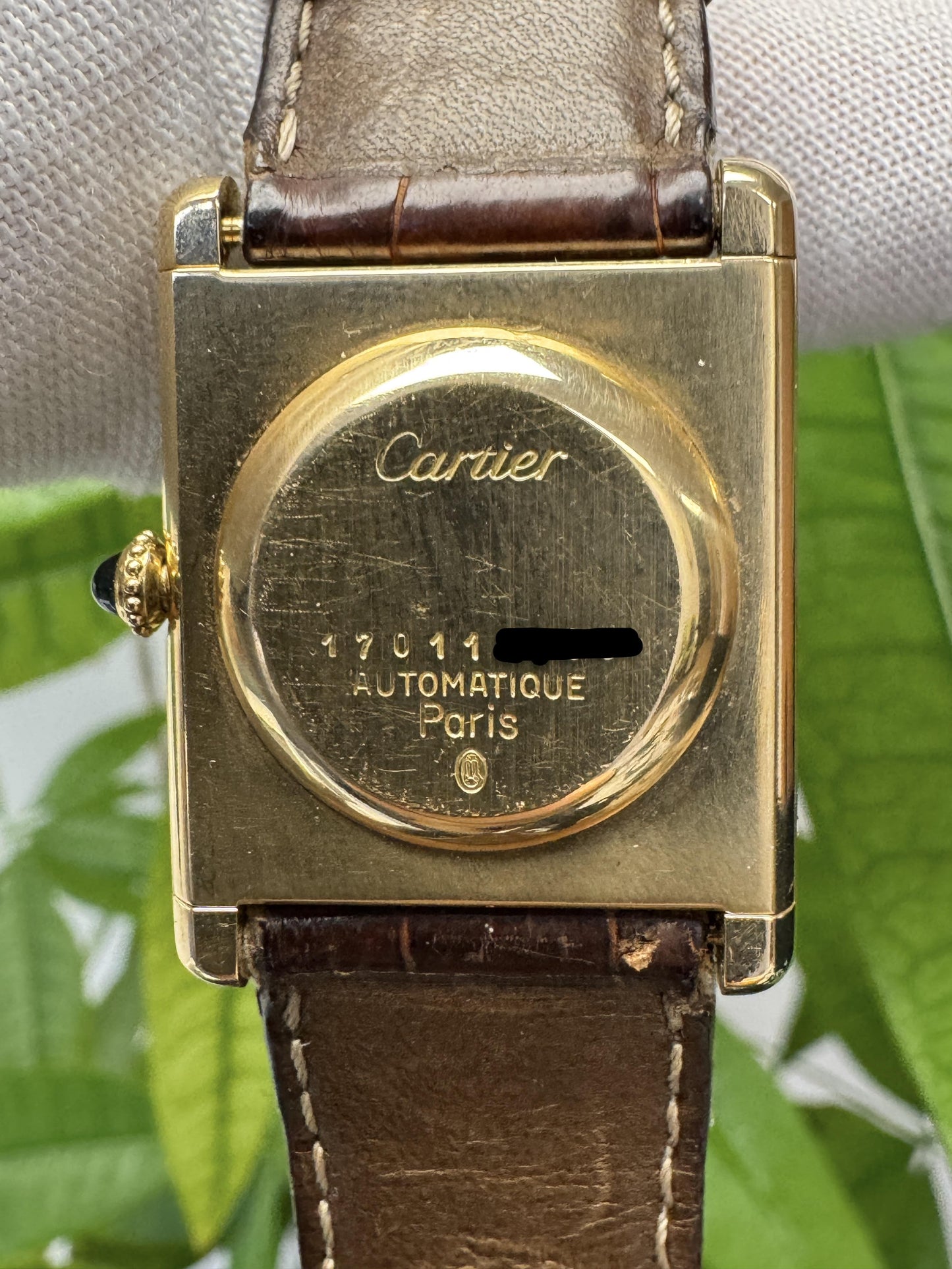 Cartier Tank 17011 Spider 'Paris' Dial 18K Yellow Gold Contemporary Buckle Watch