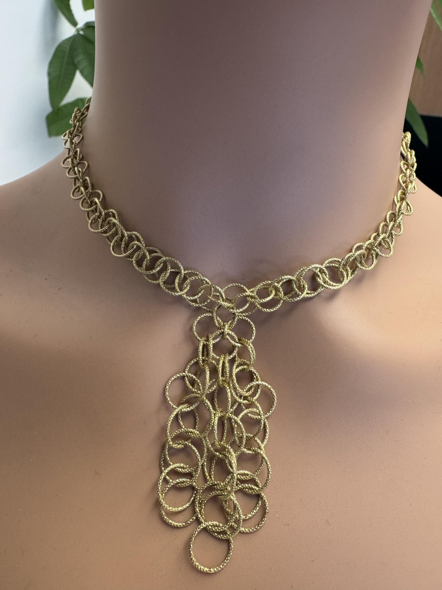 Gianmaria Buccellati Hawaii 18K Yellow gold Three Drop Necklace