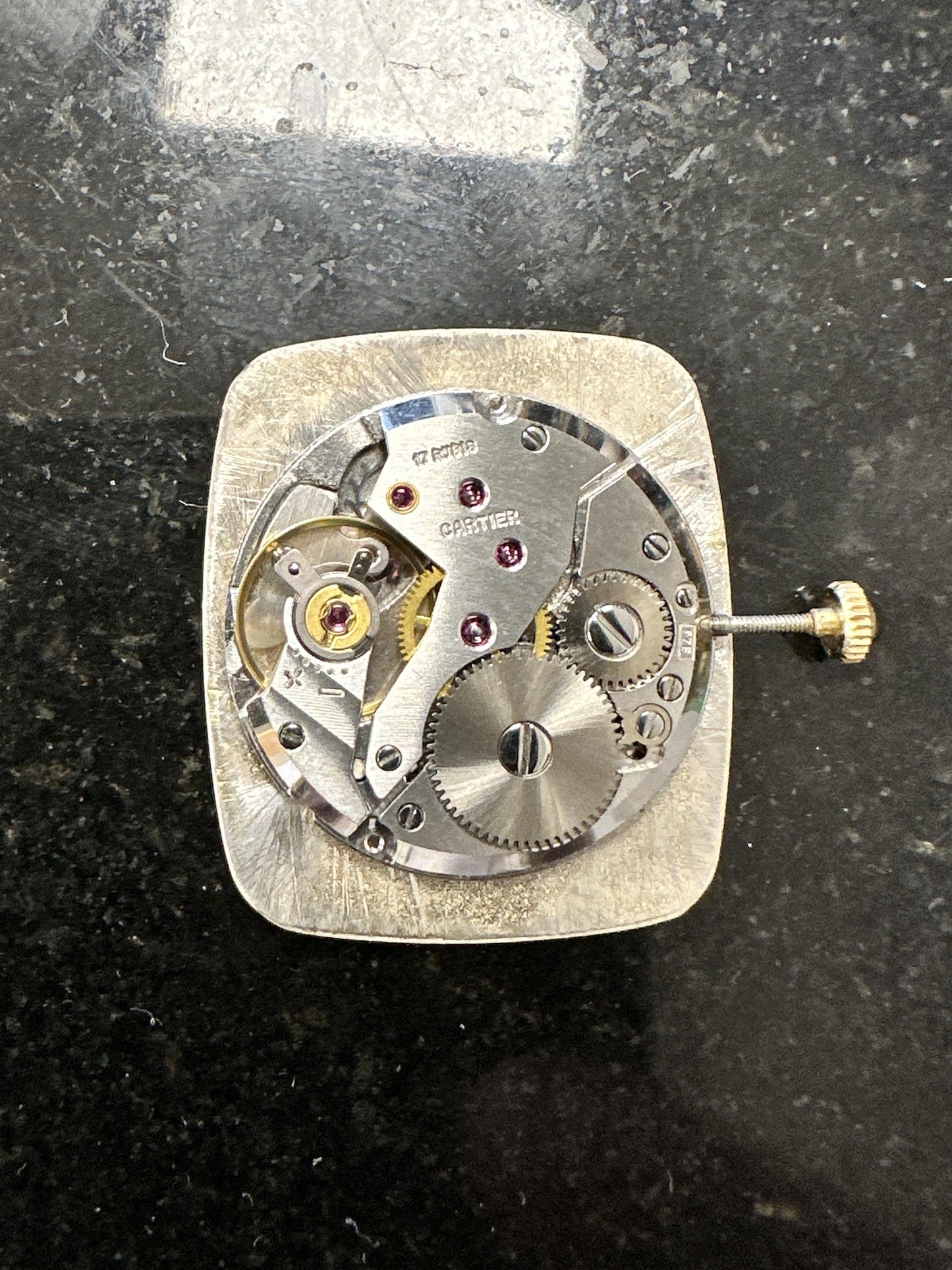 Cartier Jumbo Gondole 97050 18K Yellow Gold Automatic Watch