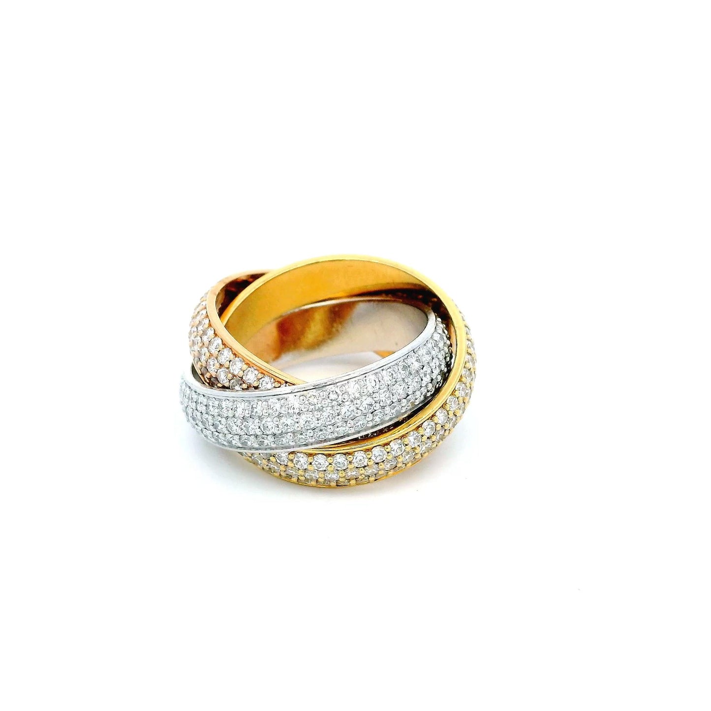 Cartier Trinity Pave Ring