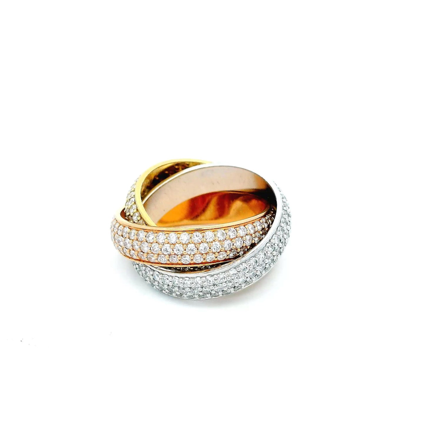 Cartier Trinity Pave Ring