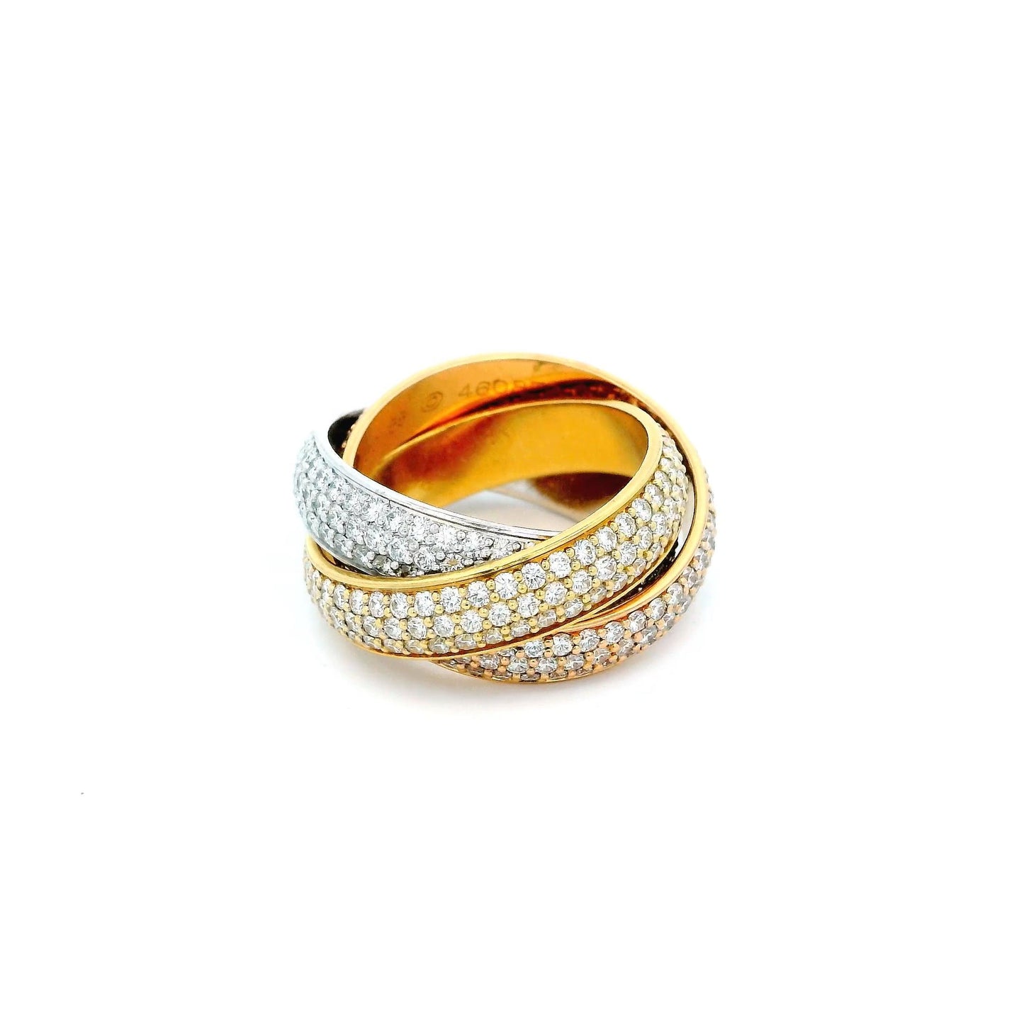 Cartier Trinity Pave Ring