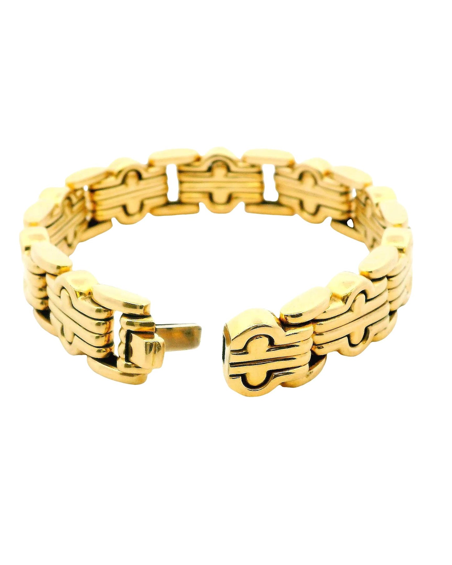 Bvlgari Parentesi 18k Yellow Gold Link Vintage Bracelet