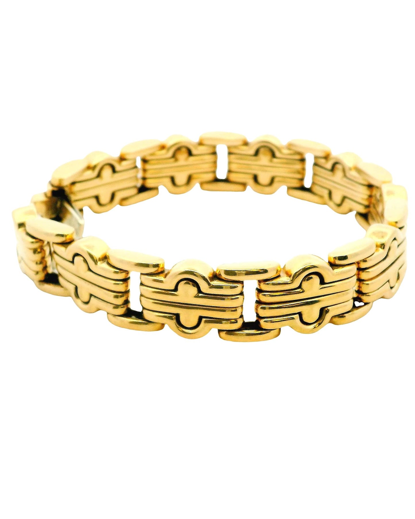Bvlgari Parentesi 18k Yellow Gold Link Vintage Bracelet