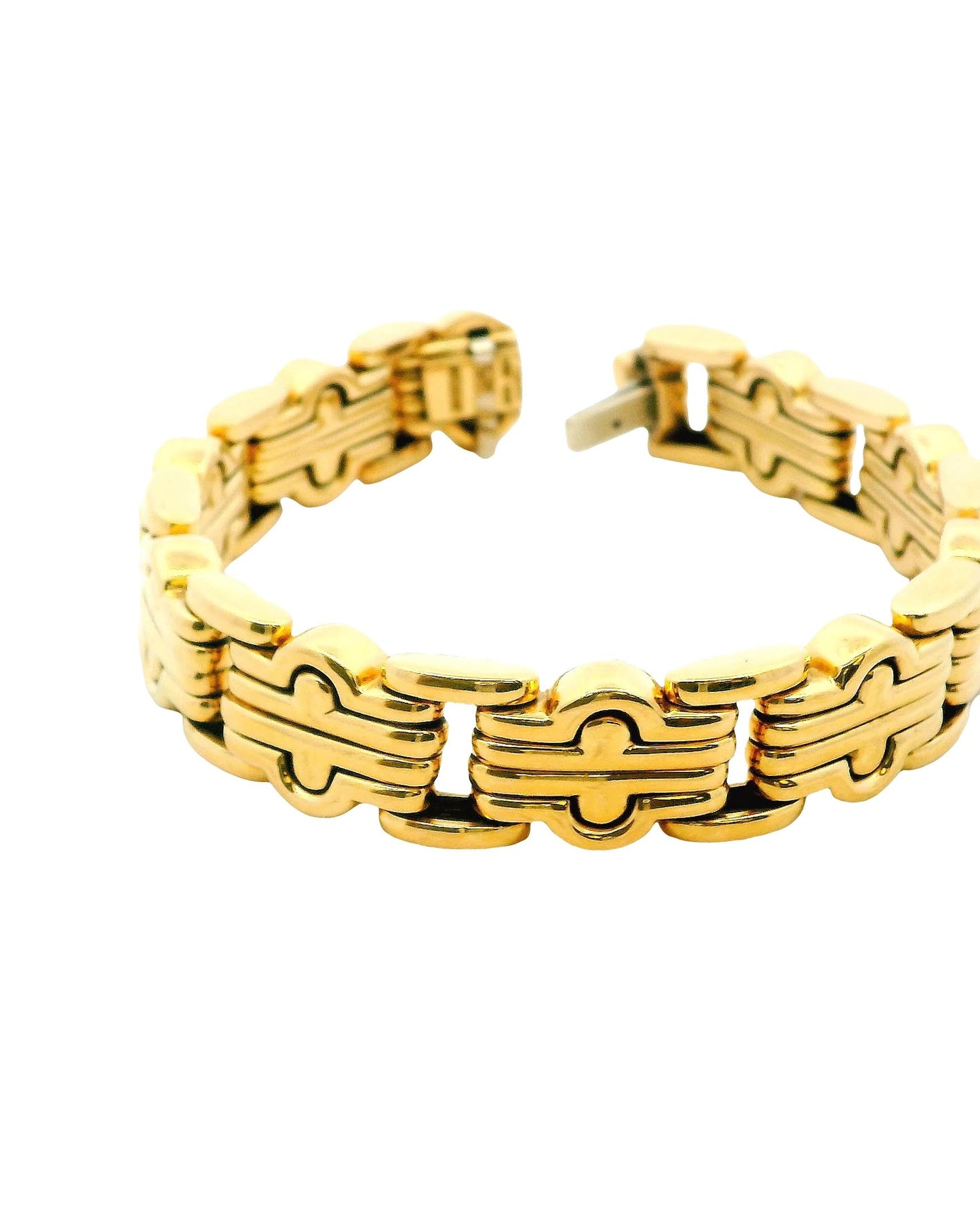 Bvlgari Parentesi 18k Yellow Gold Link Vintage Bracelet