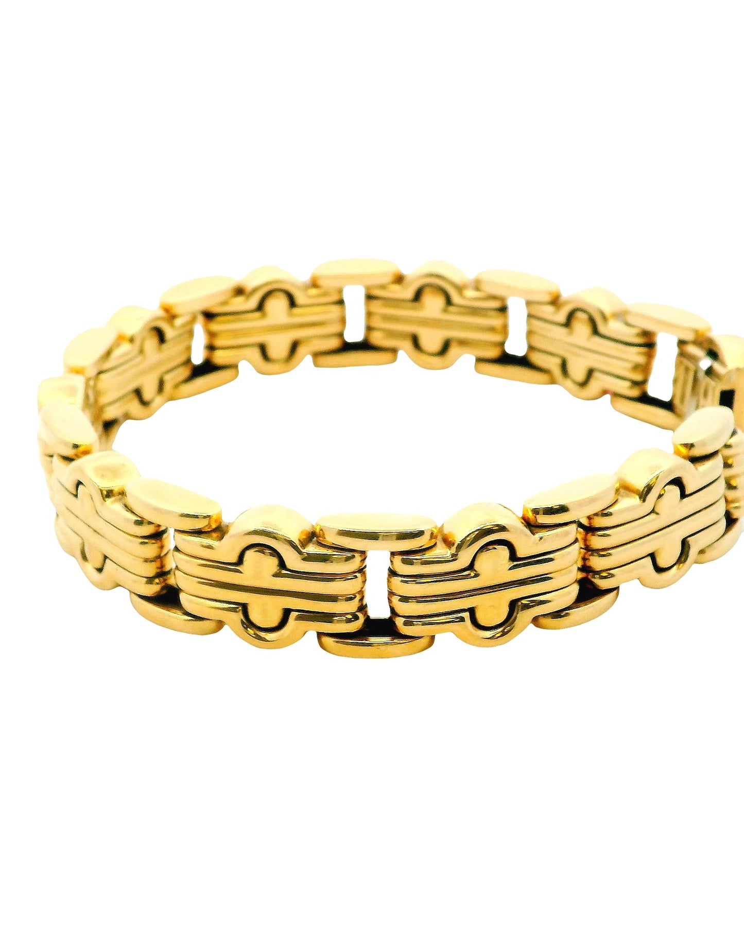 Bvlgari Parentesi 18k Yellow Gold Link Vintage Bracelet