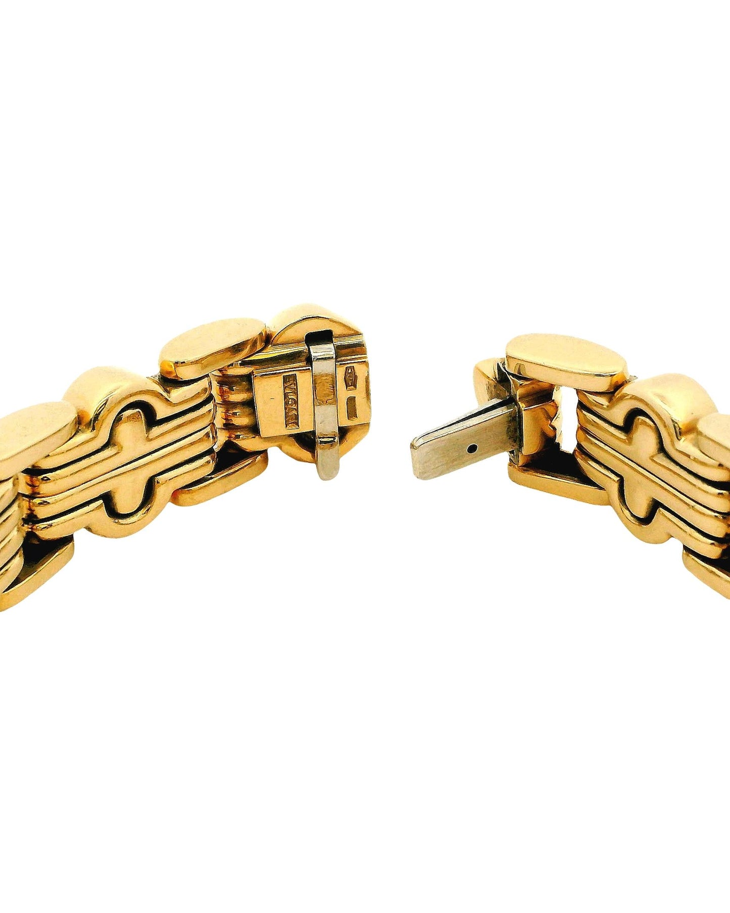 Bvlgari Parentesi 18k Yellow Gold Link Vintage Bracelet