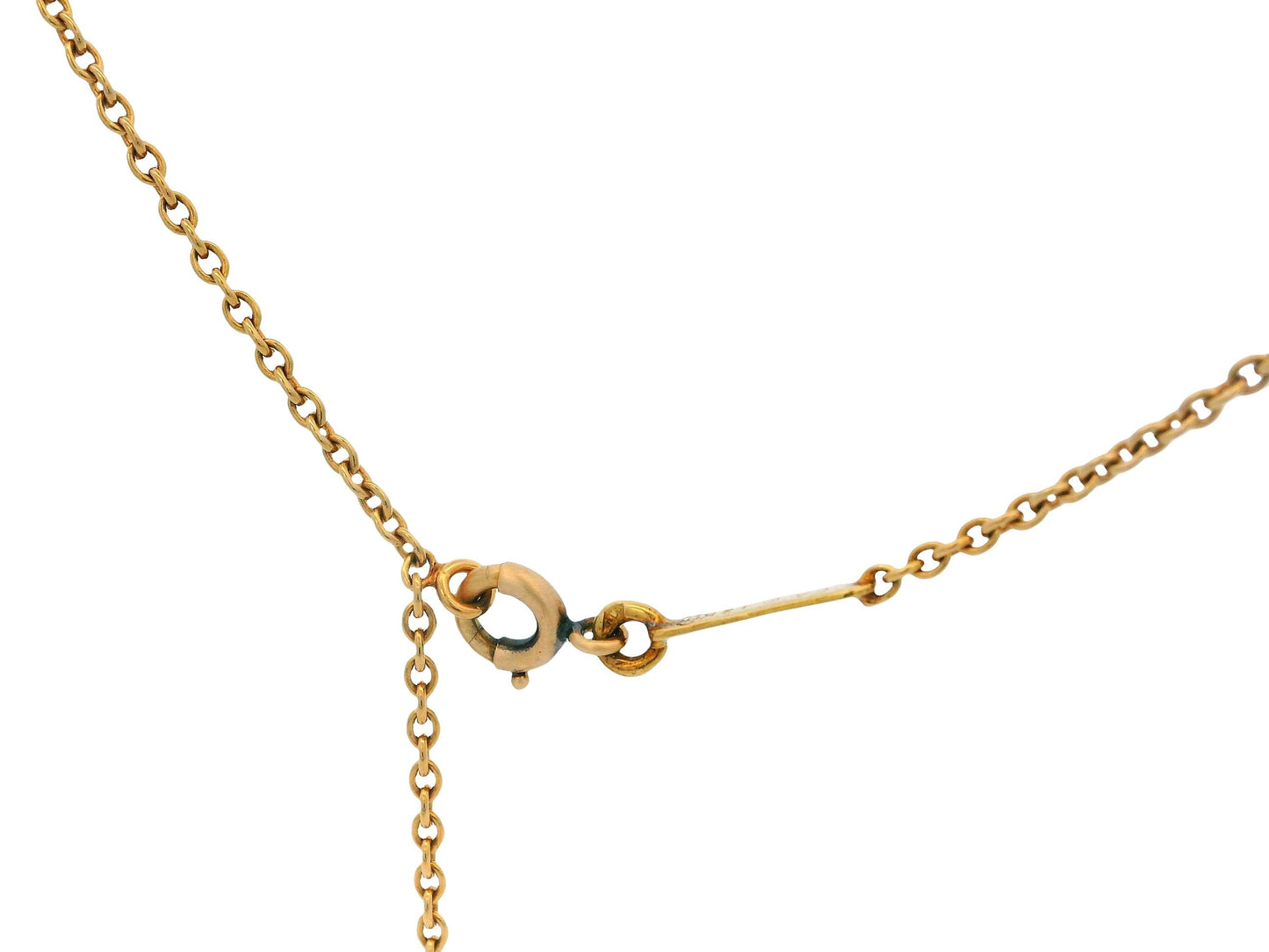 Van Cleef & Arpels Papillon Ruby Diamond 18K Yellow Gold Necklace