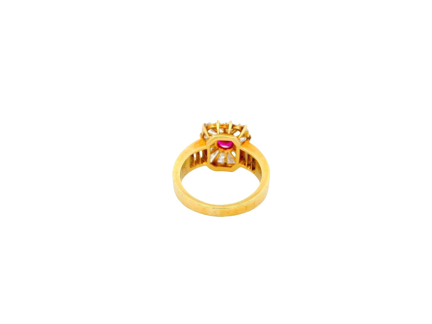 Van Cleef & Arpels 1Ct Burma Ruby on 18K Gold & Diamonds Ring
