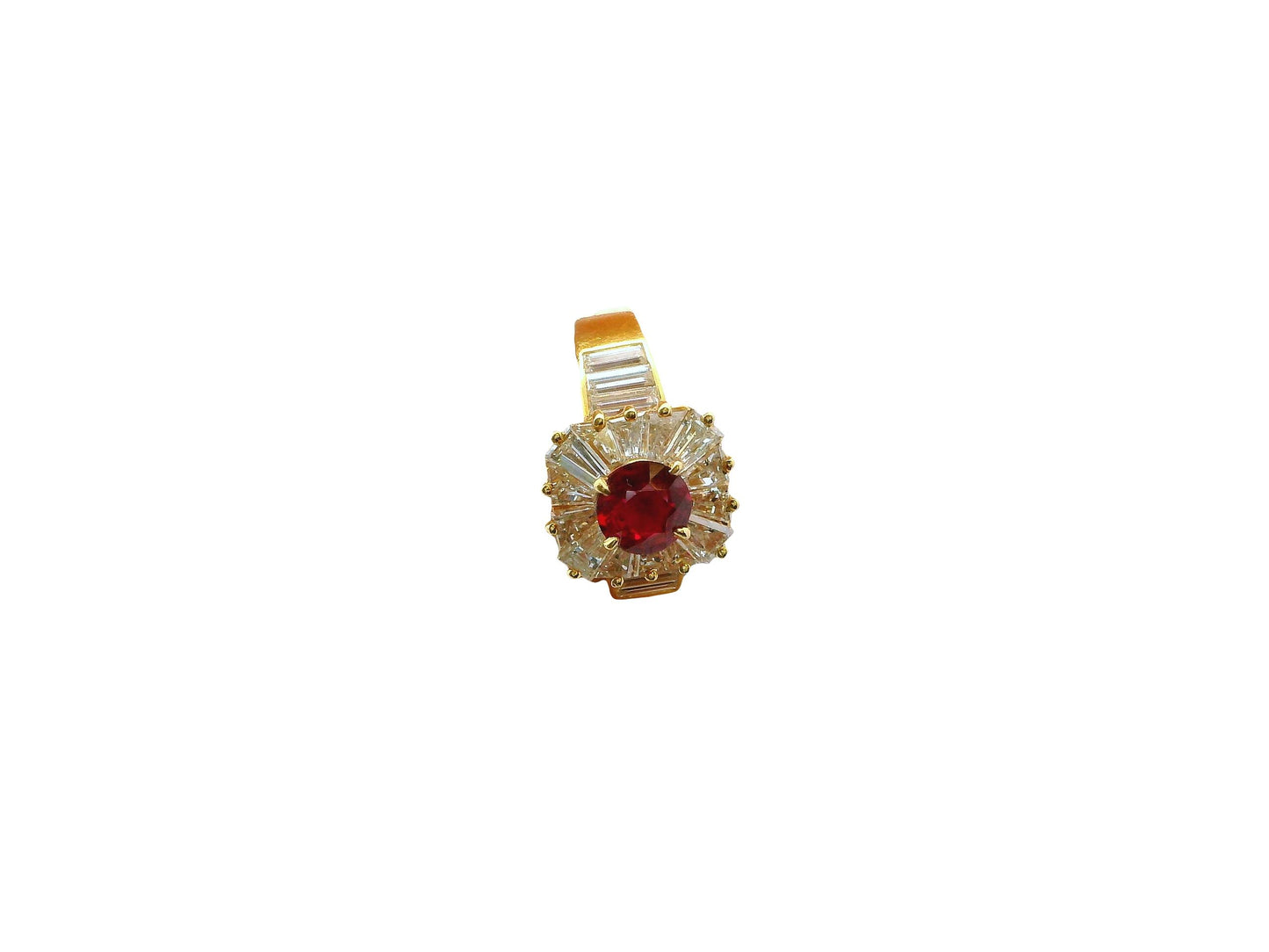 Van Cleef & Arpels 1Ct Burma Ruby on 18K Gold & Diamonds Ring