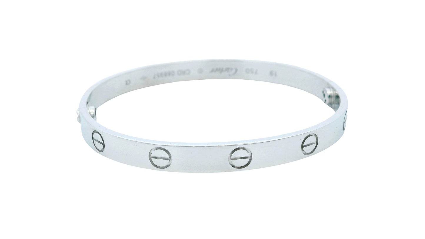 Cartier Love Bracelet 19 with Screwdriver & Pouch
