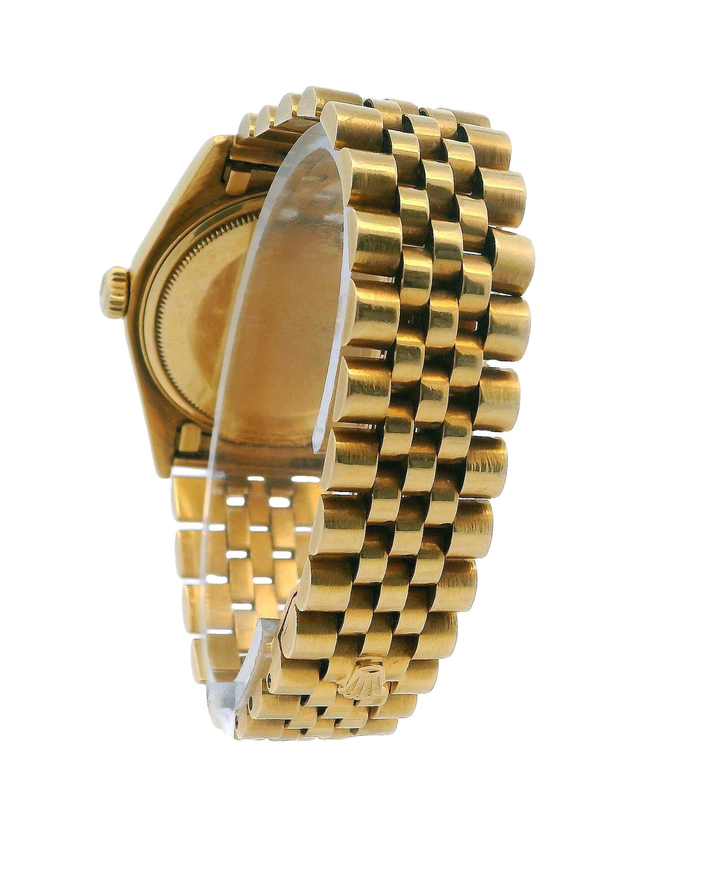 Rolex 16018 18k Yellow Gold Red Khanjar Dial Vintage Watch