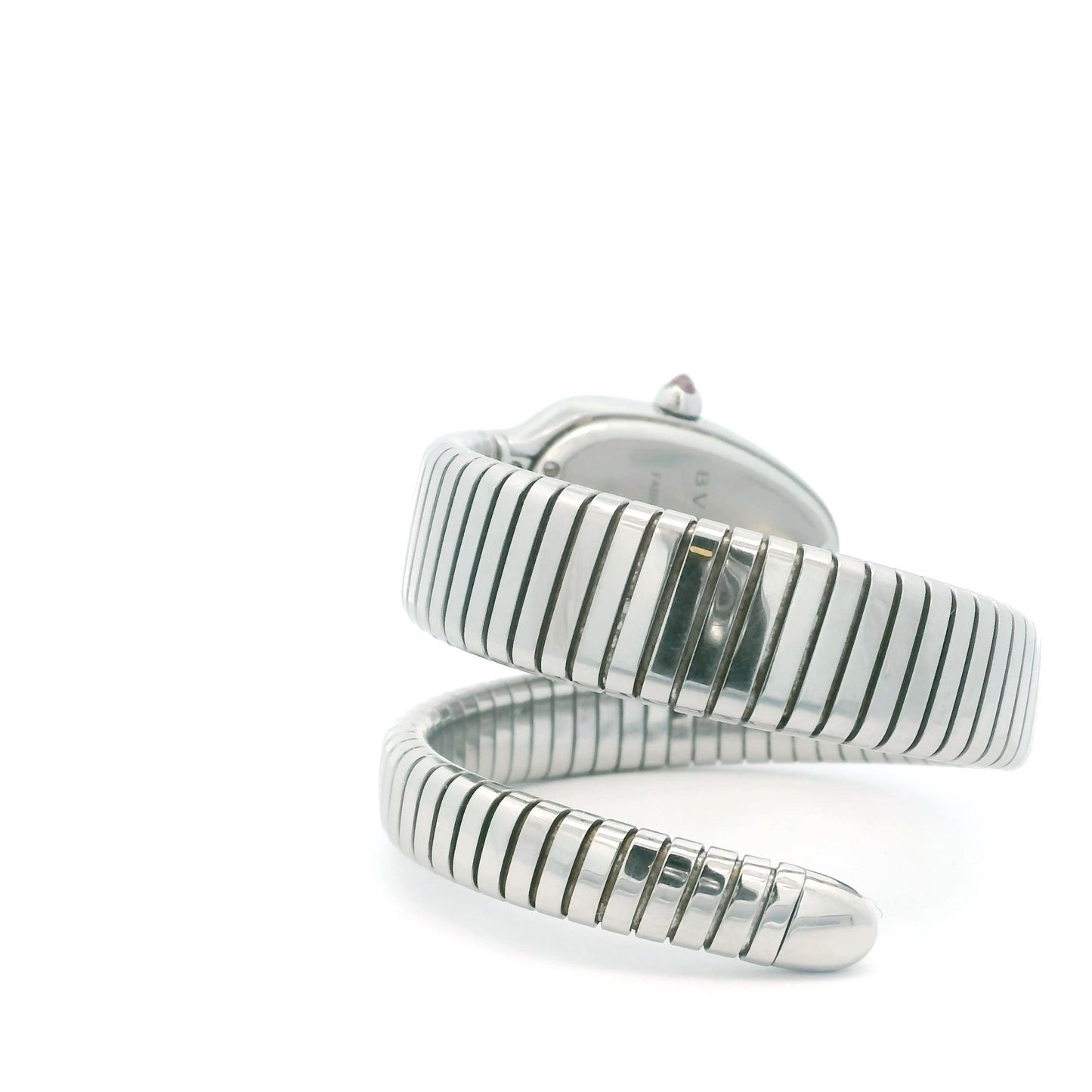 Bvlgari Serpenti SP35S Stainless Steel Diamond Bezel Box & Papers