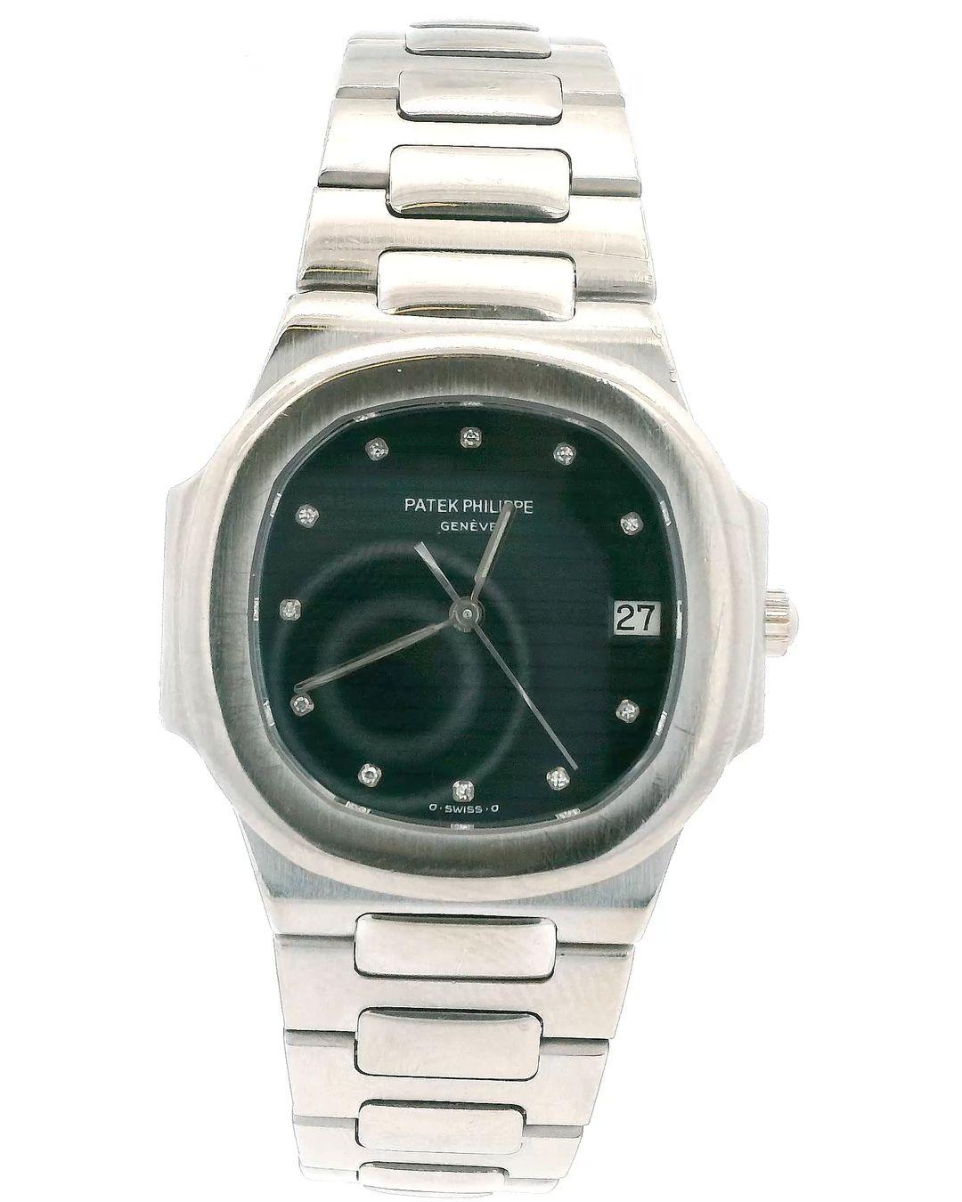 Patek Philippe nautilus ref 3900/1G Blue Diamond Dial w/ Archive