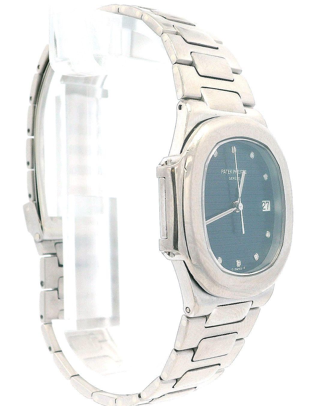 Patek Philippe nautilus ref 3900/1G Blue Diamond Dial w/ Archive