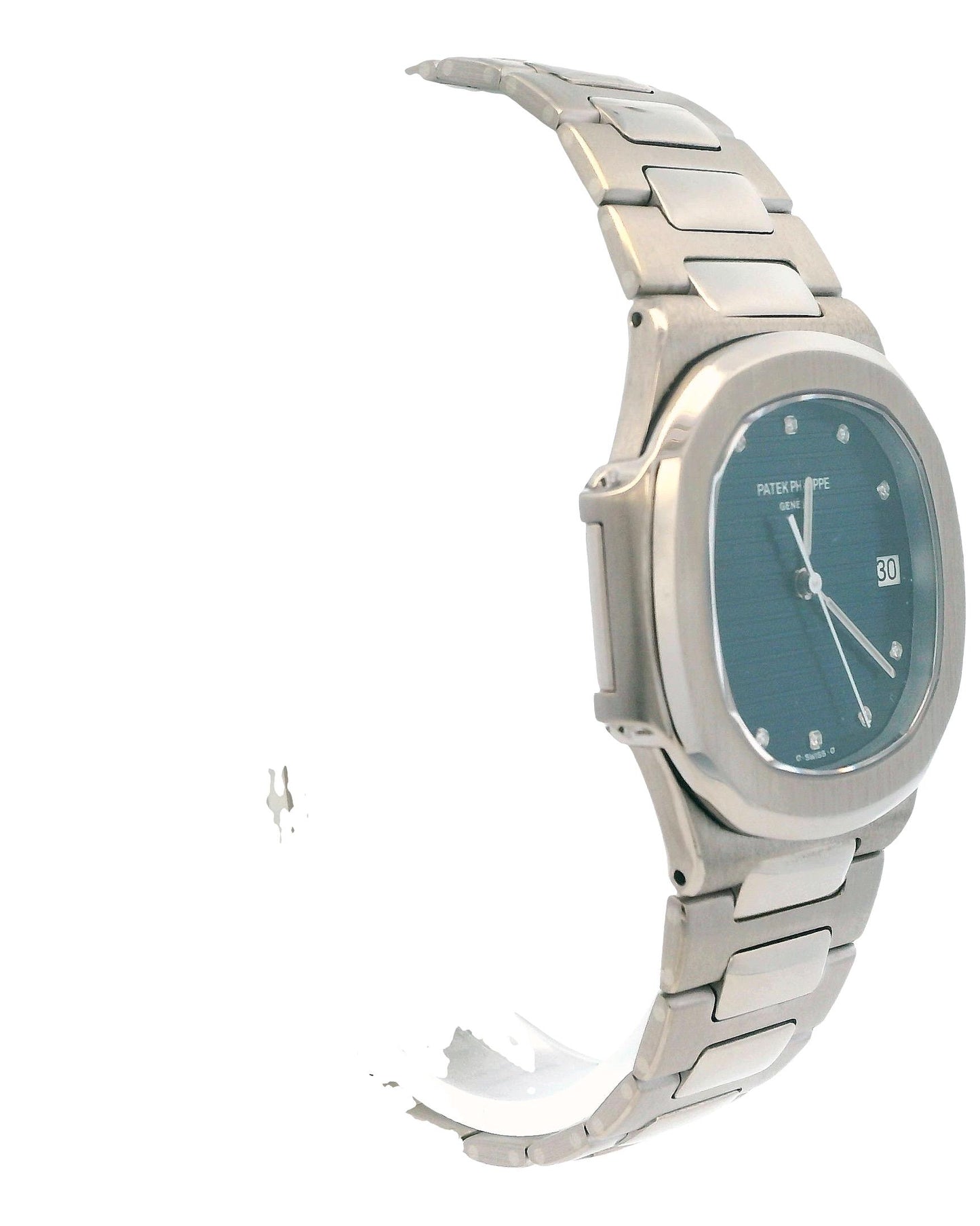 Patek Philippe nautilus ref 3900/1G Blue Diamond Dial w/ Archive