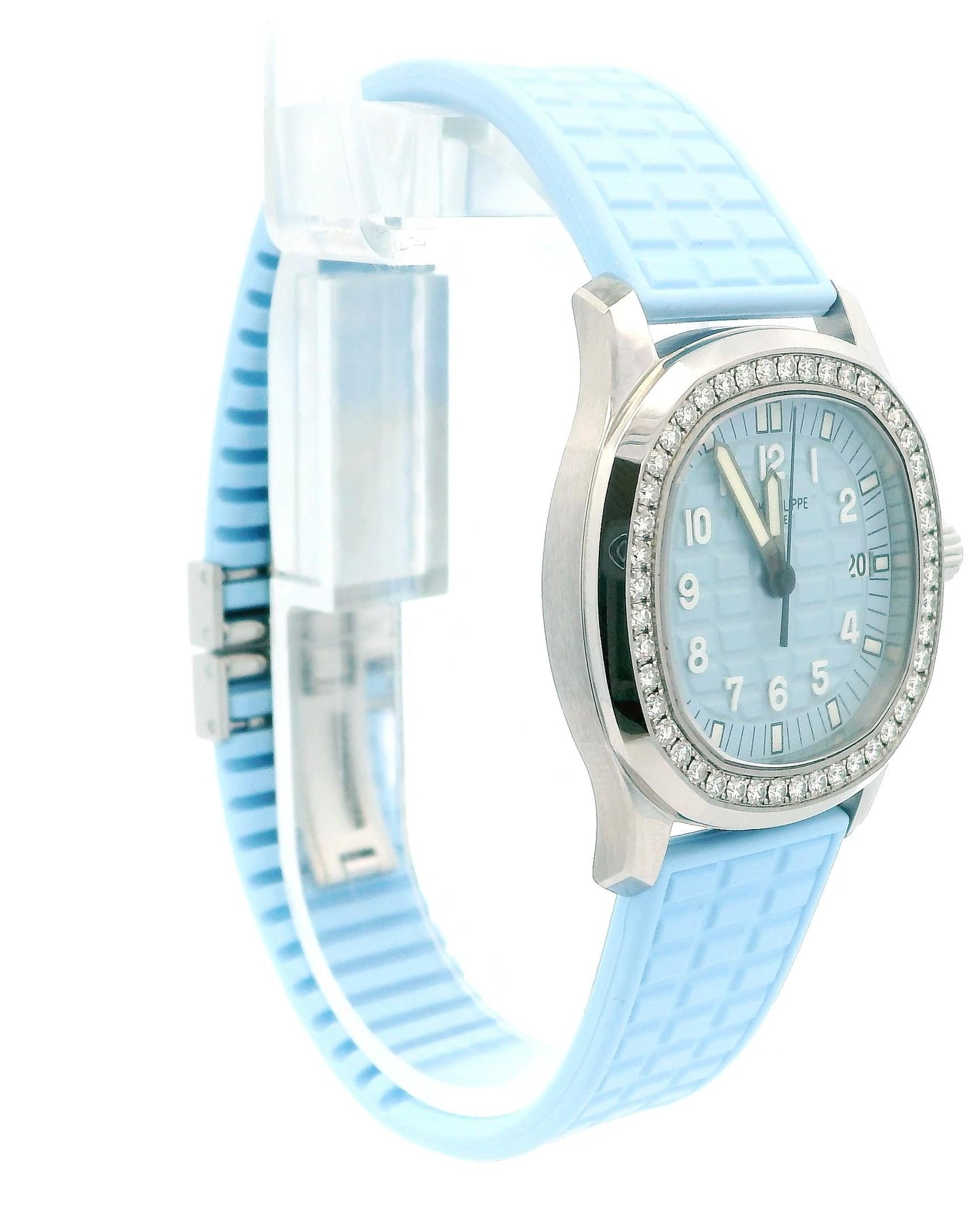 Patek Philippe Aquanaut 5067A Diamond Bezel Ladies Quartz Watch