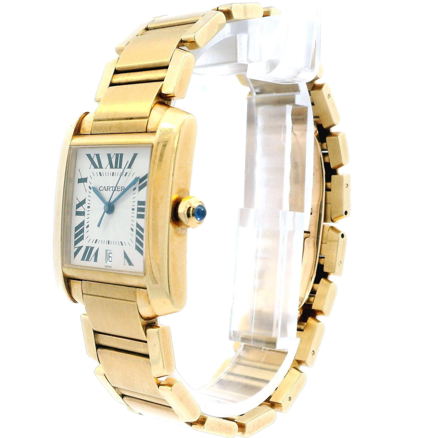 Cartier Tank Francaise Large W50001R2 18K Yellow Gold Watch(Pre-Owned)