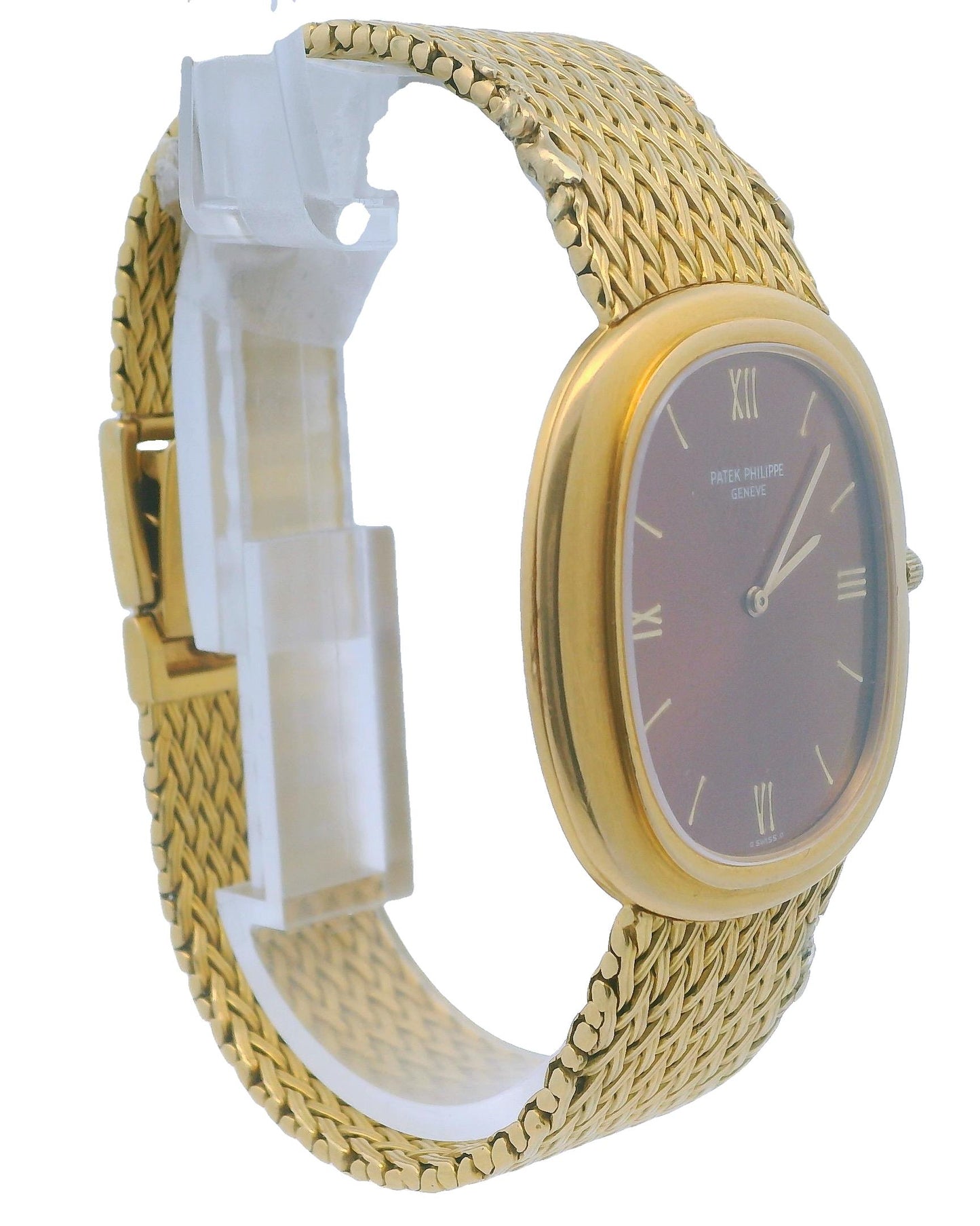 Patek Philippe Ellipse 3589/1 18K Yellow Gold Bronze Dial Watch