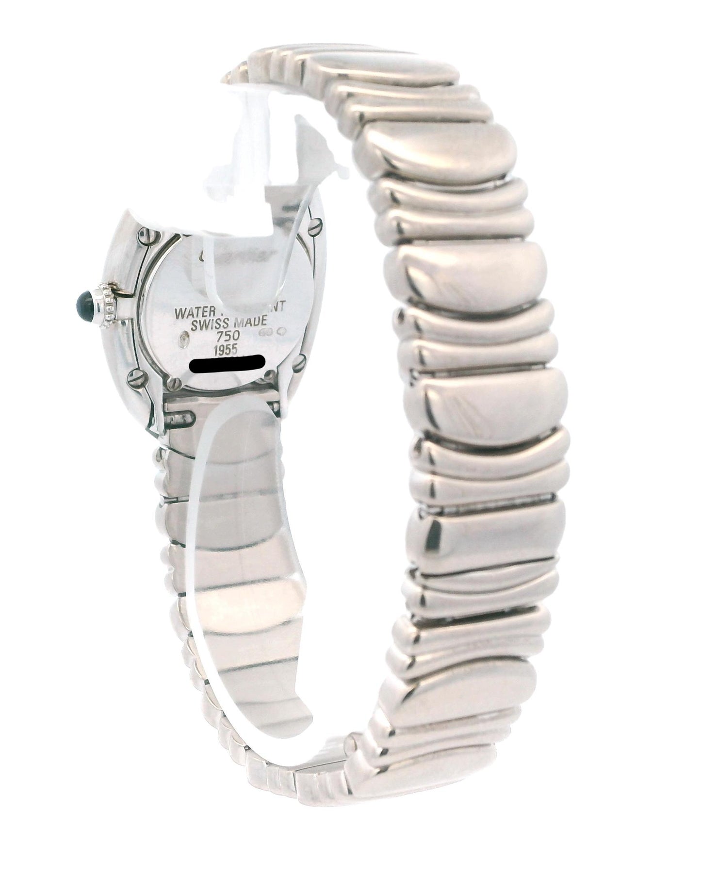 Cartier Baignoire W15133L2 18K White Gold Ladies Watch
