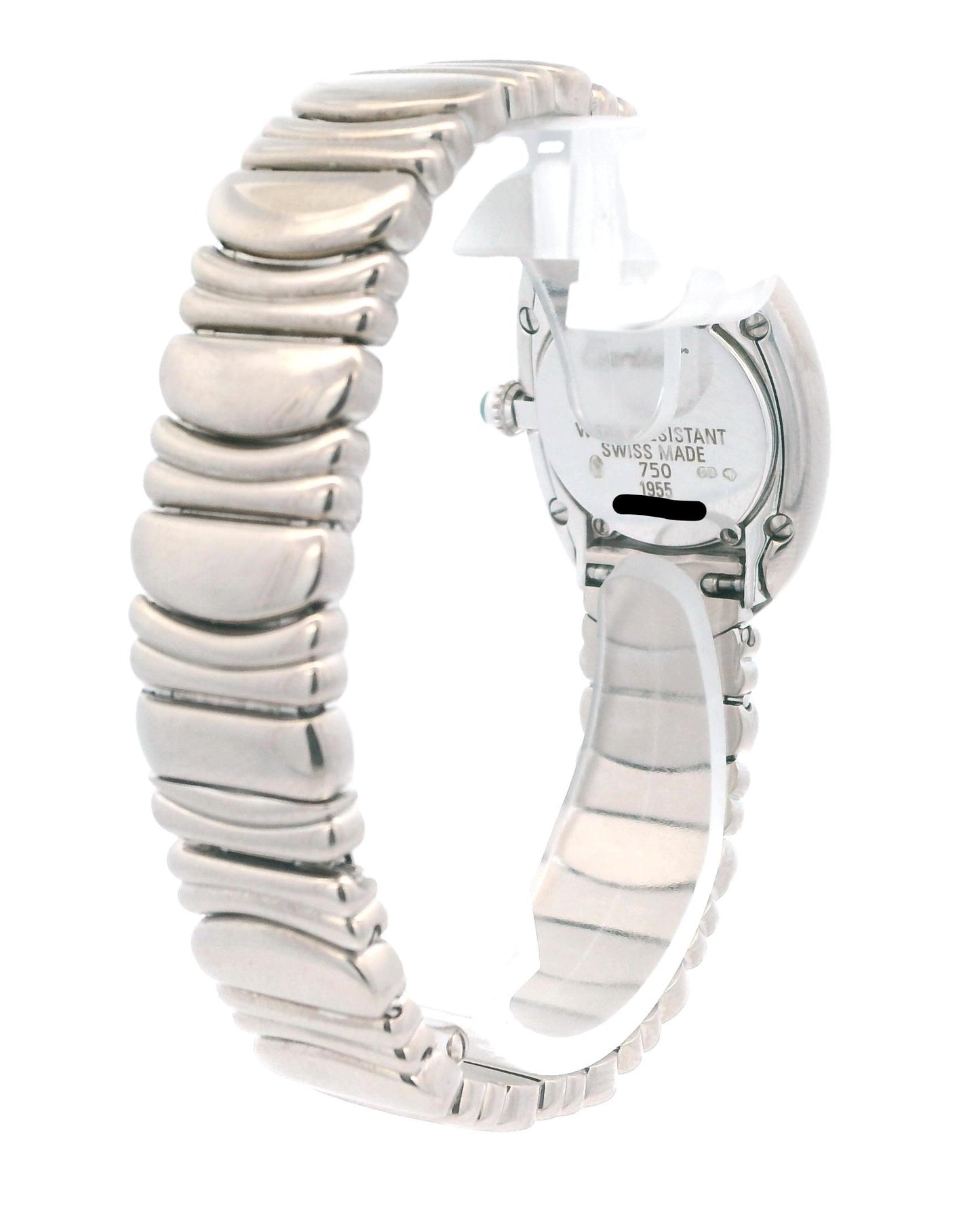 Cartier Baignoire W15133L2 18K White Gold Ladies Watch