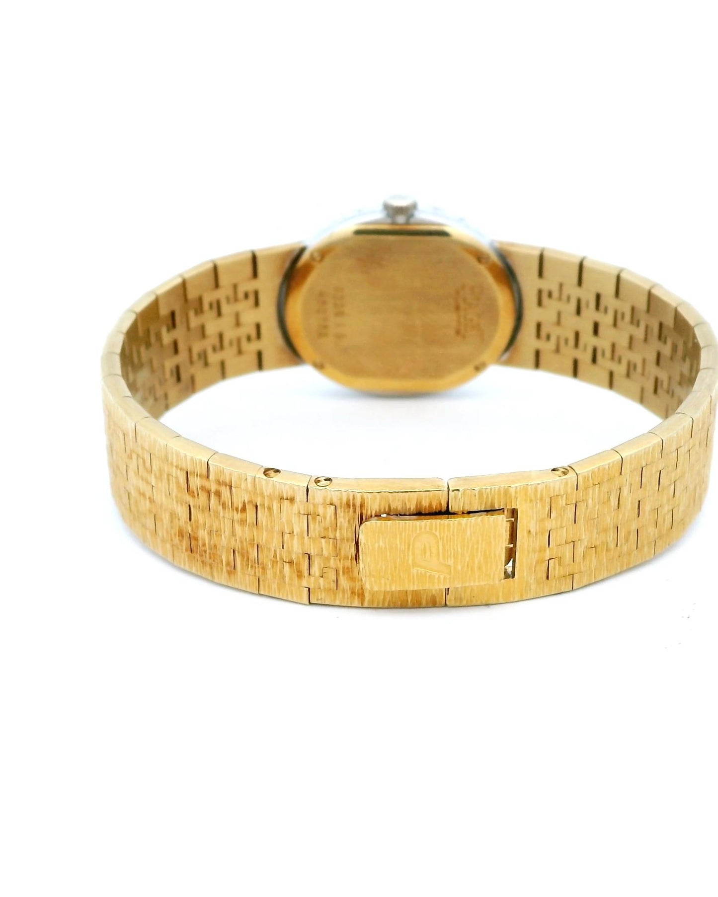 Piaget 8326A6 18K Yellow Gold Onyx Dial & Diamond Bezel Ladies Watch