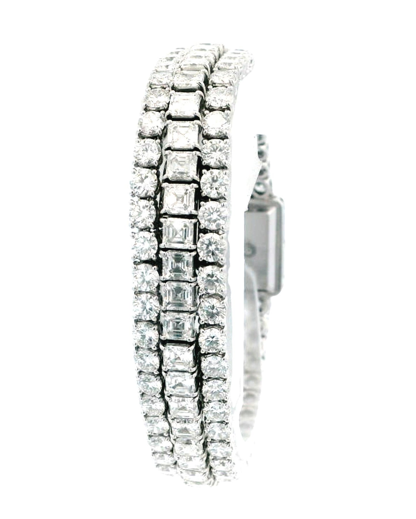 Jacob & Co. Ladies Triple Diamond Pave Dial Ladies Watch
