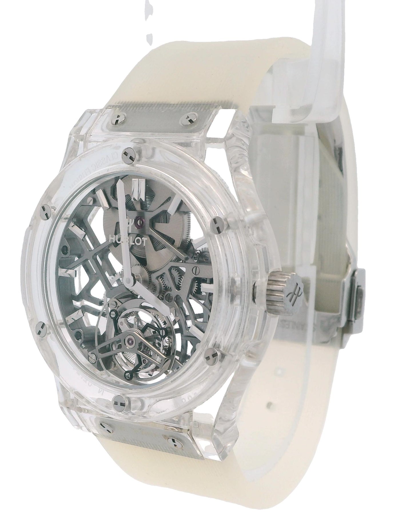 Hublot Classic Fusion Tourbillon 505.JX.0120.RT.Y0518 Sapphire Case W/Box