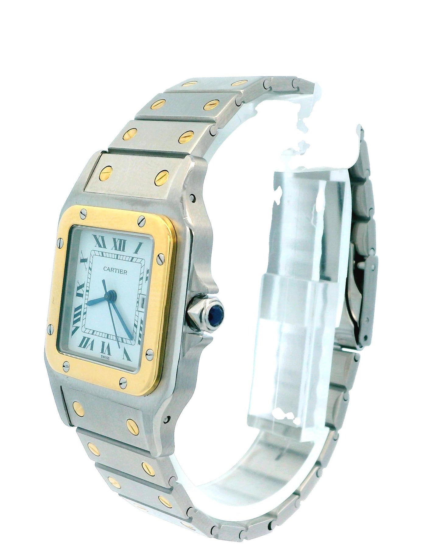Cartier Santos De Cartier 18K Yellow Gold & Stainless Steel Watch
