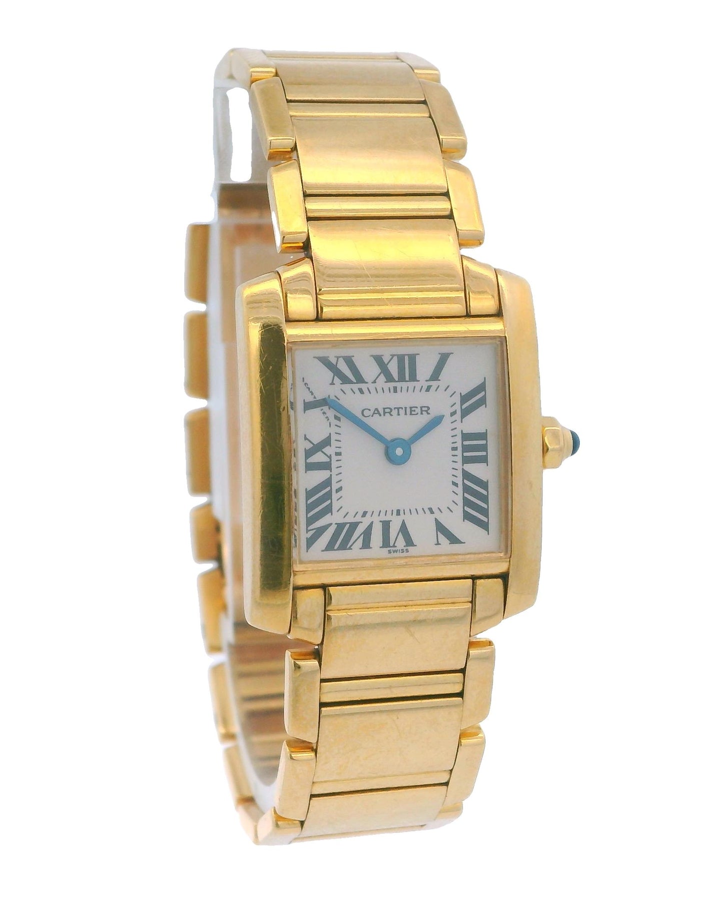 Cartier Tank Francaise W50002N2 Yellow Gold Ladies Watch