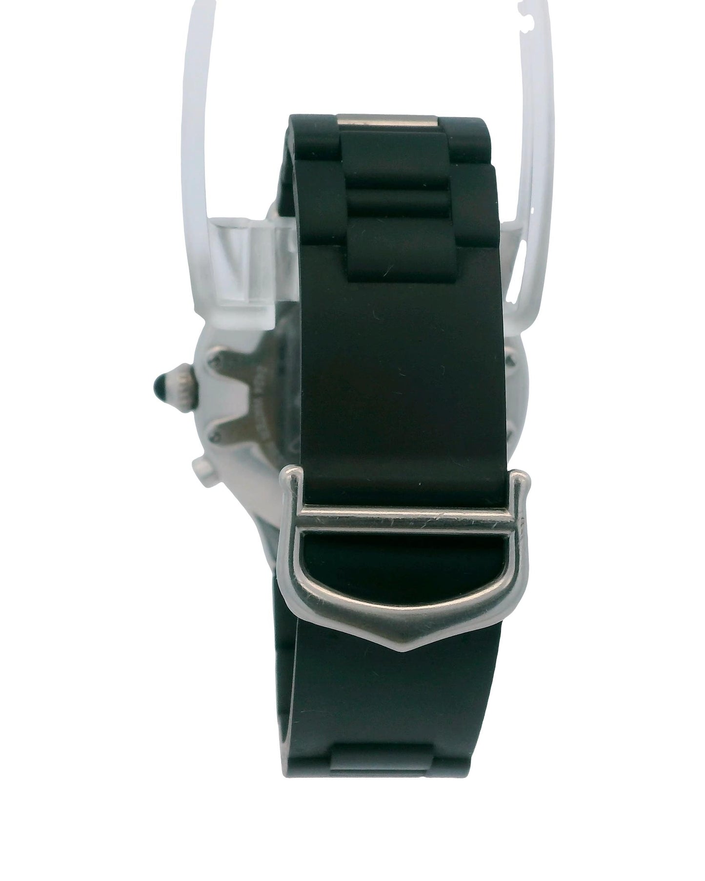 Cartier 21 Chronoscaph Stainless Steel & Rubber Watch
