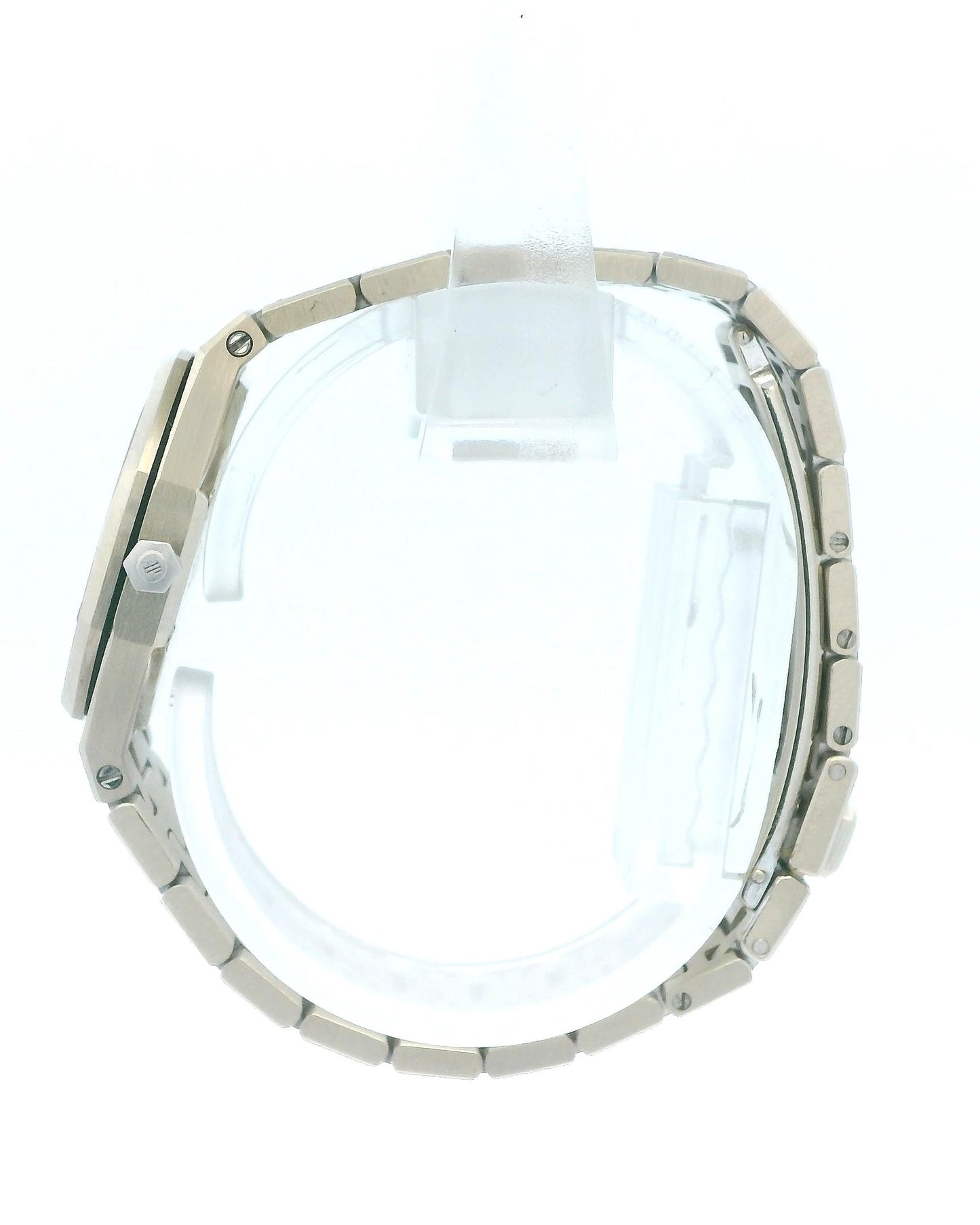 Audemars Piguet Royal Oak 18K White Gold Coral Diamond Dial Ladies Watch