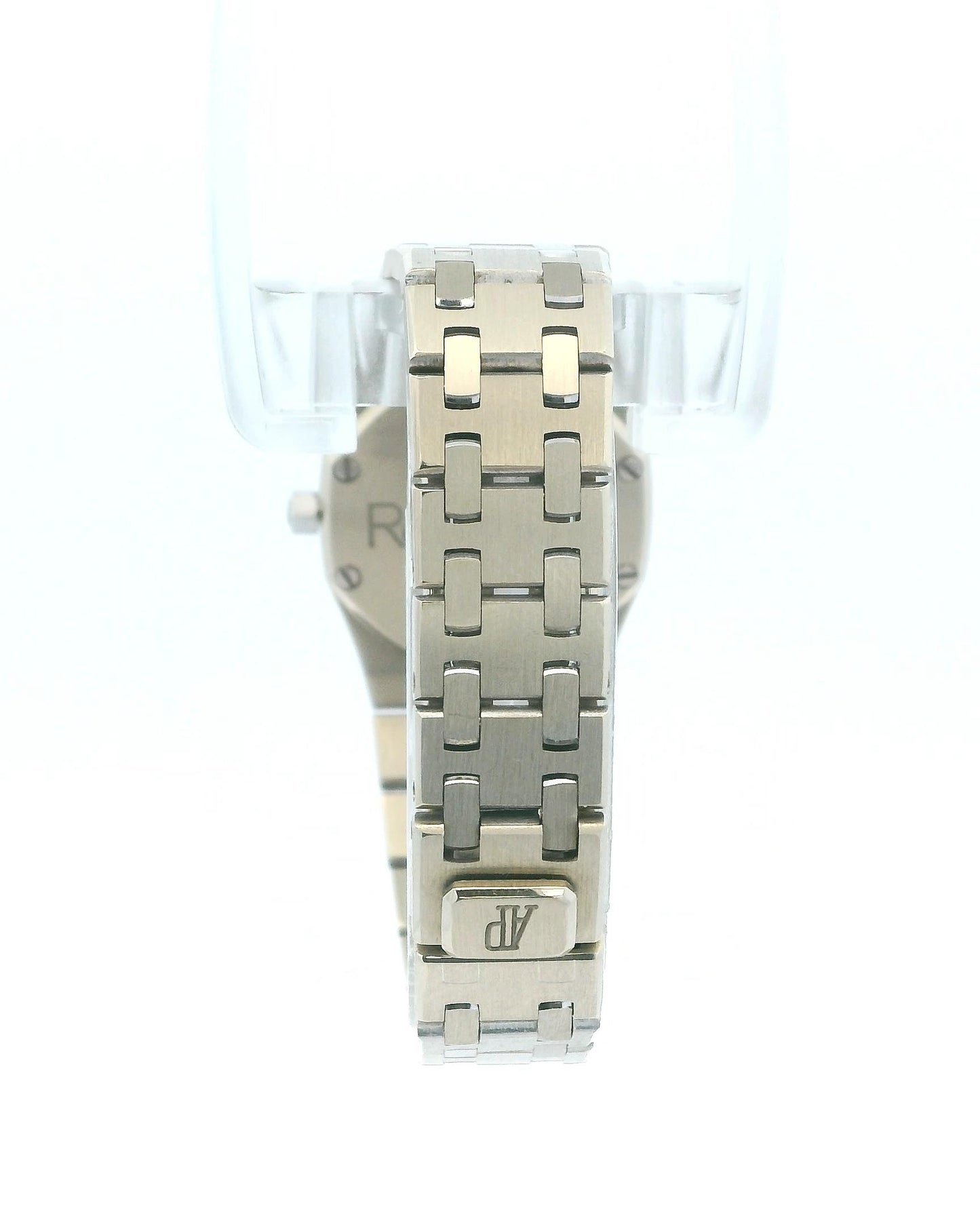 Audemars Piguet Royal Oak 18K White Gold Coral Diamond Dial Ladies Watch