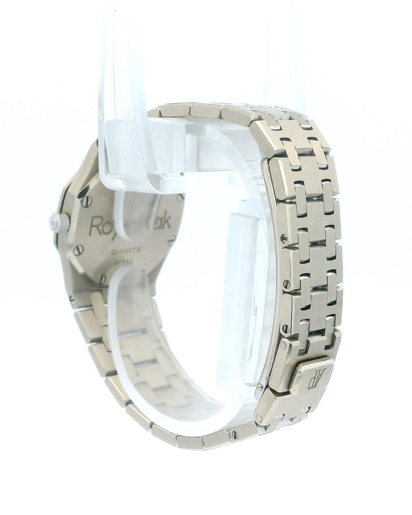 Audemars Piguet Royal Oak 18K White Gold Coral Diamond Dial Ladies Watch