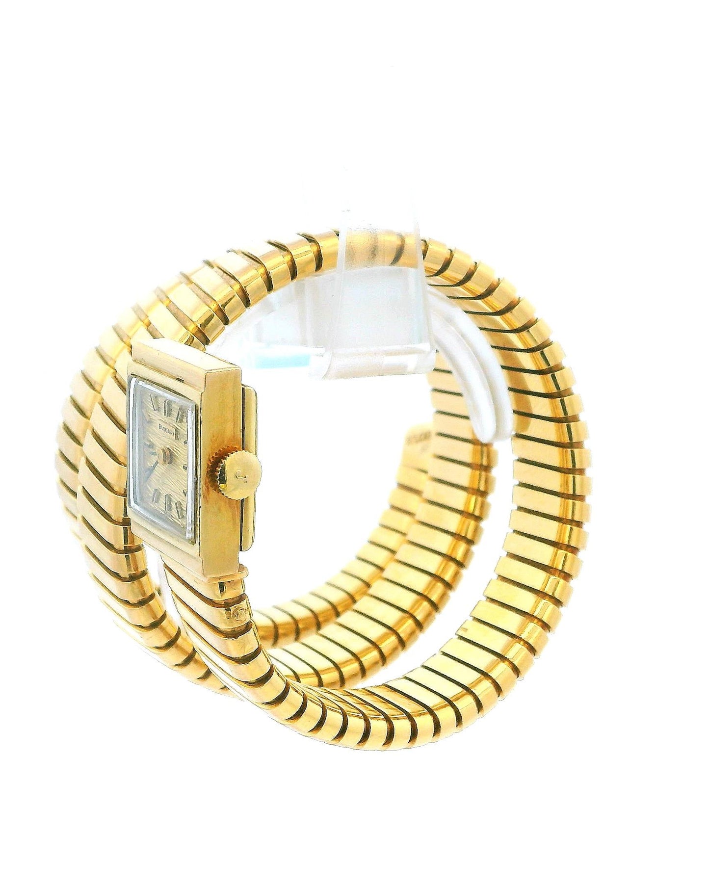 Bvlgari Tubogas 18K yellow gold case and bracelet vintage watch