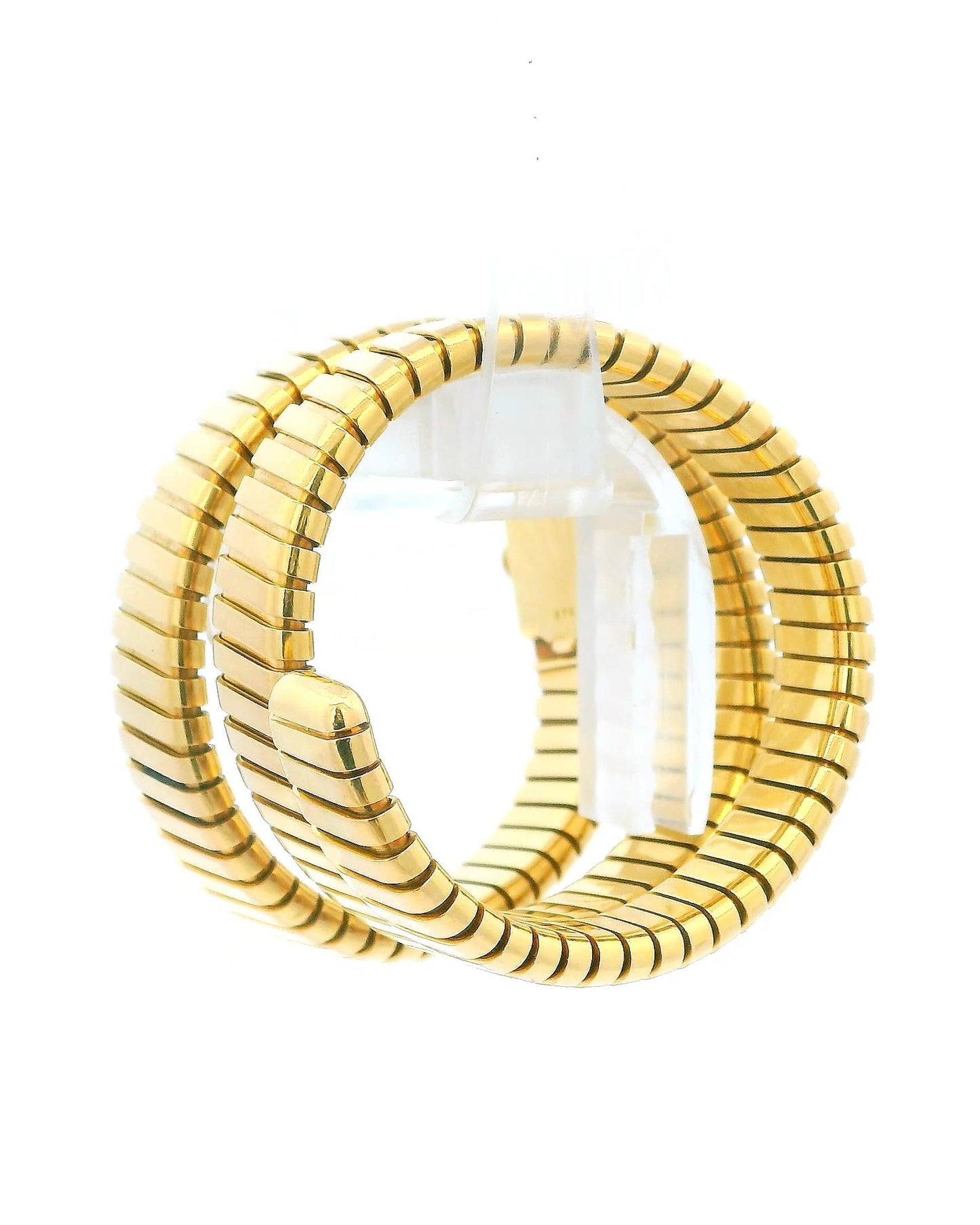 Bvlgari Tubogas 18K yellow gold case and bracelet vintage watch