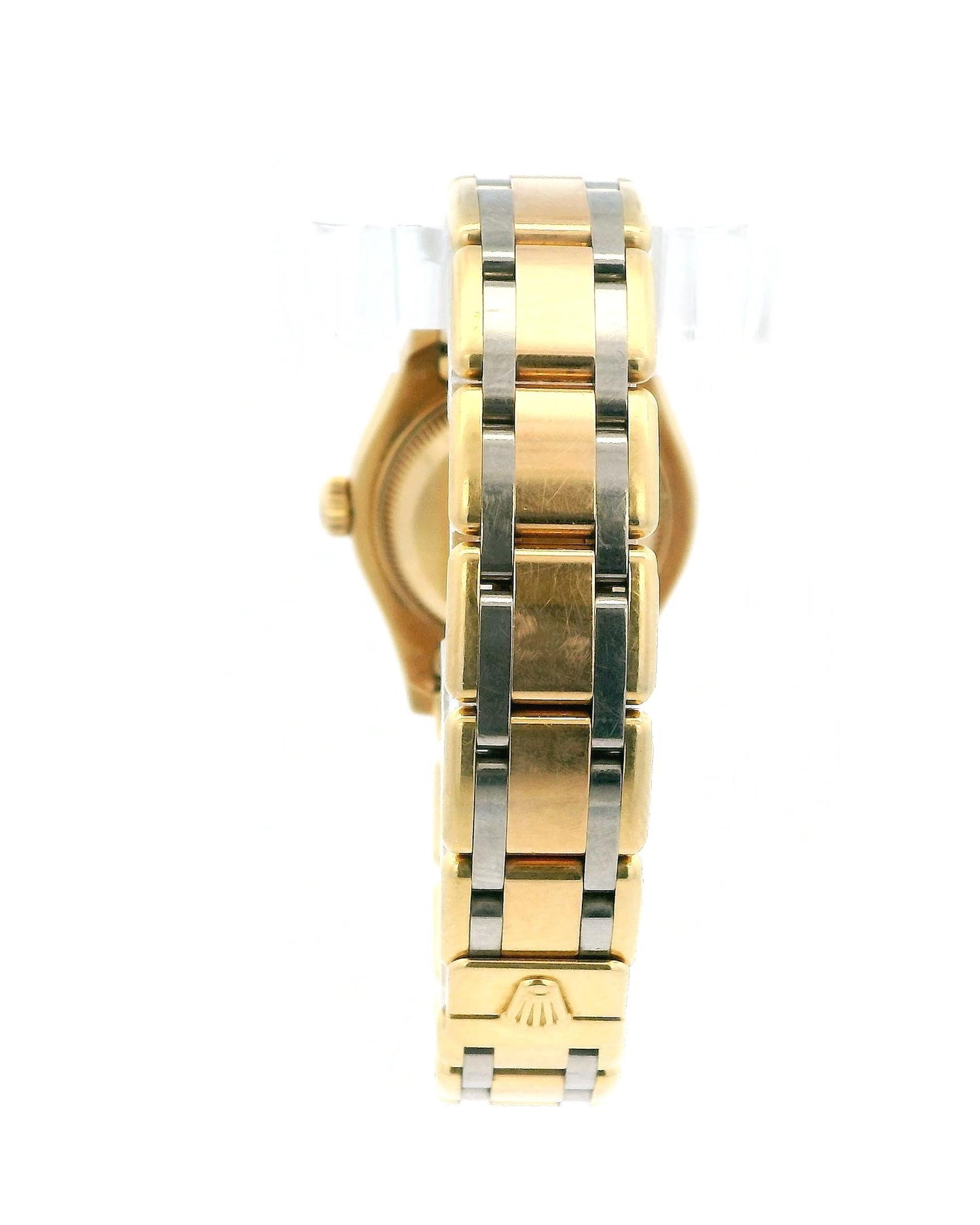 Rolex Pearlmaster 80298 Tricolor Diamond Bezel Ladies Watch