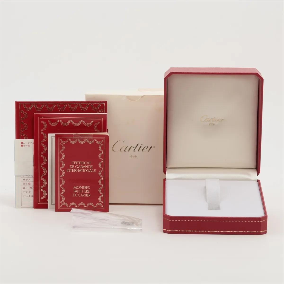 Cartier Panthere W25029B8 Three Rows Ladies Watch Box & Papers