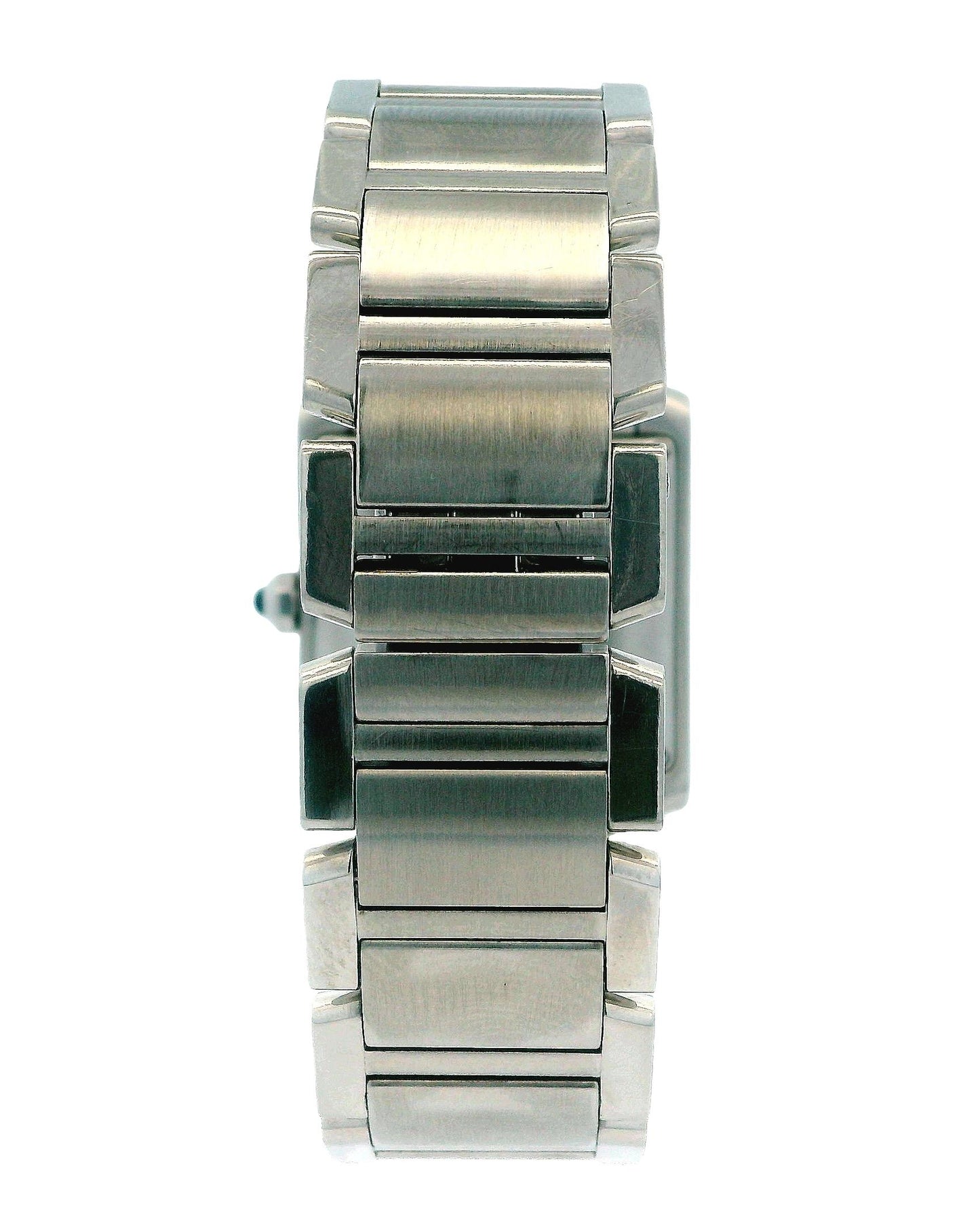 Cartier Tank Francaise W51002Q3 Stainless Steel Mens Watch
