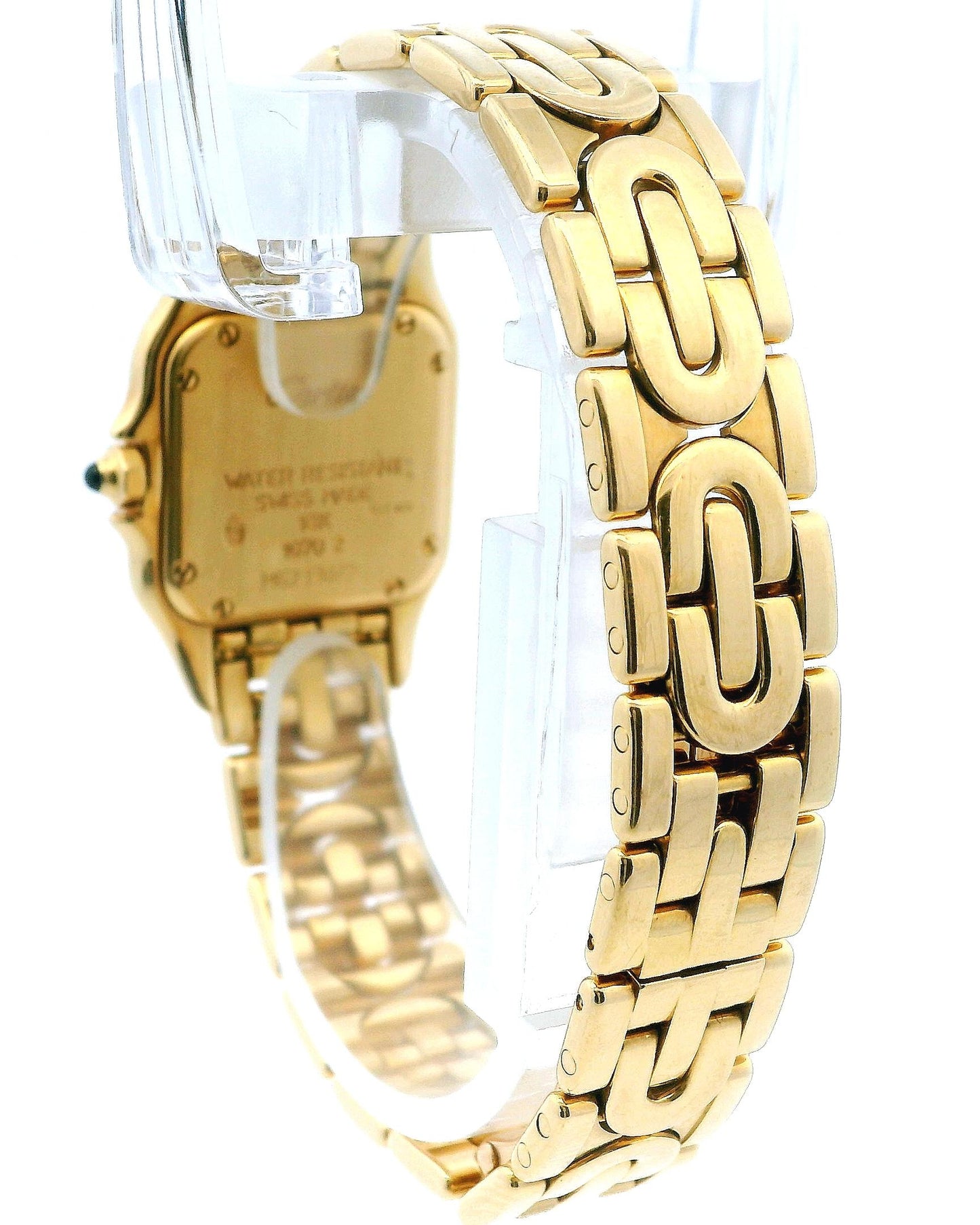 Cartier Panthere Art Deco 1070 2 18K Yellow Gold Watch & Papers