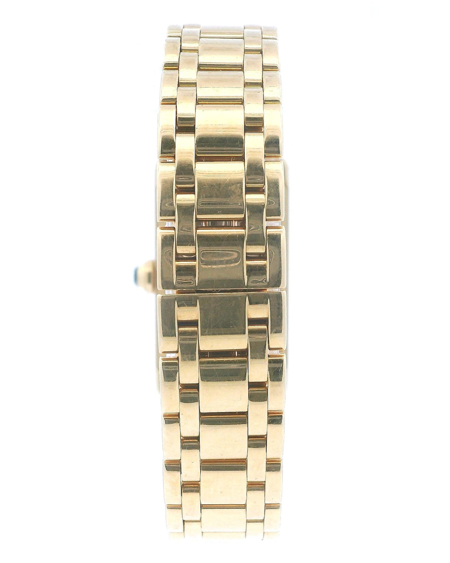 Cartier Tank Americaine W26015K2 18K Yellow Gold Ladies Watch