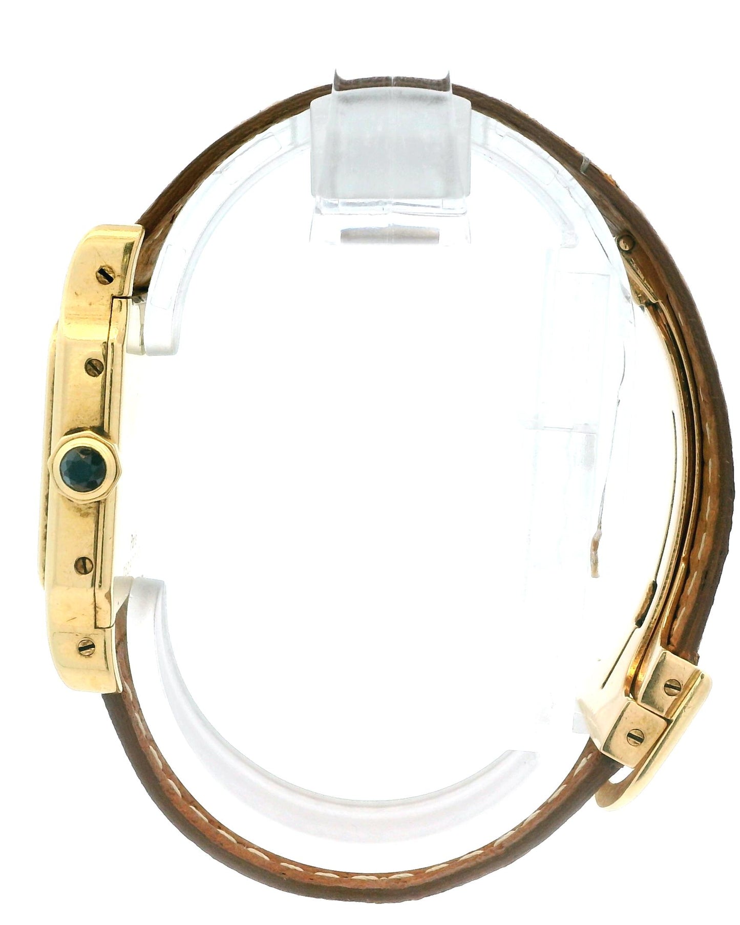 Cartier Santos Dumont 78097 18K Yellow Gold Vintage Watch