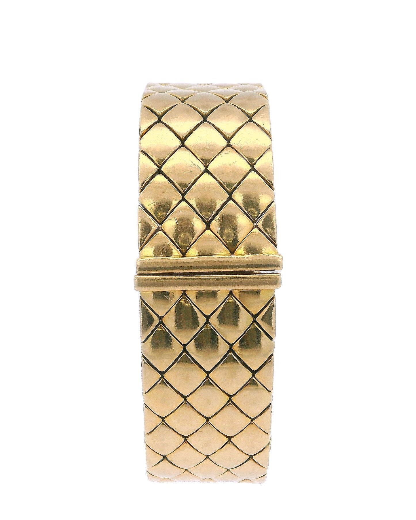 Chanel Matellasse Diamond Bezel 18K Yellow Gold Ladies Watch